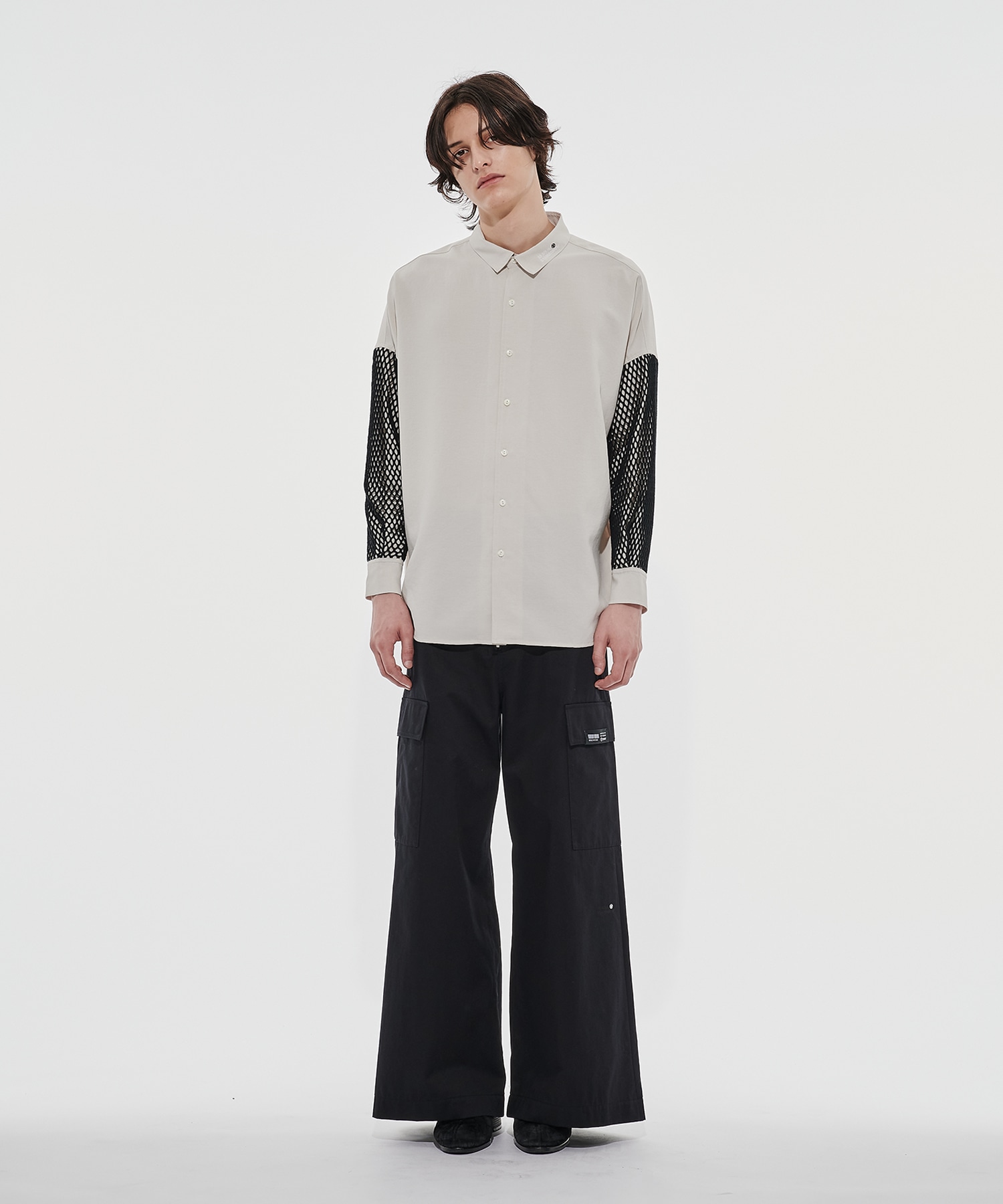 MESH SLEEVE SHIRTS SHAREEF