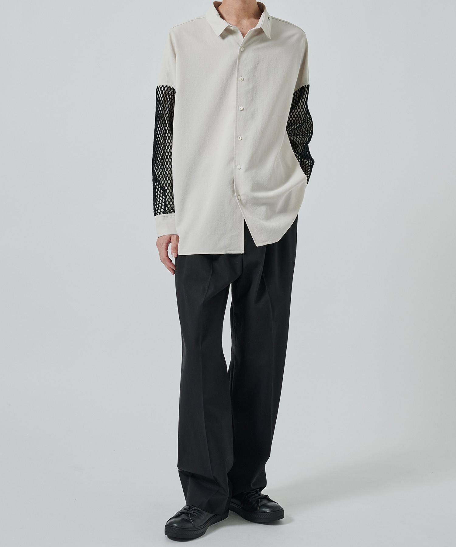 MESH SLEEVE SHIRTS SHAREEF