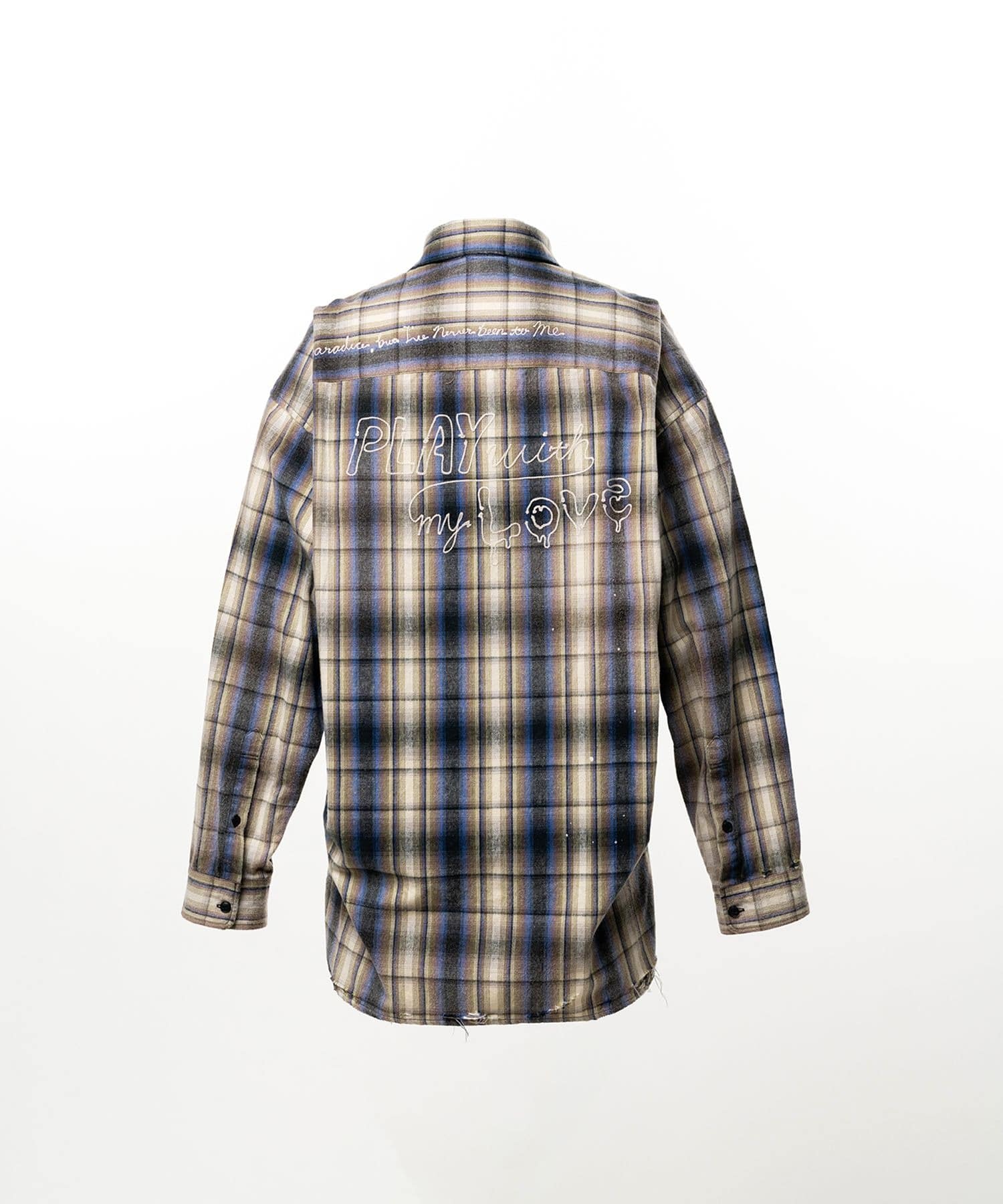 VINTAGE LIKE CHECK L/S SHIRTS Maison MIHARA YASUHIRO