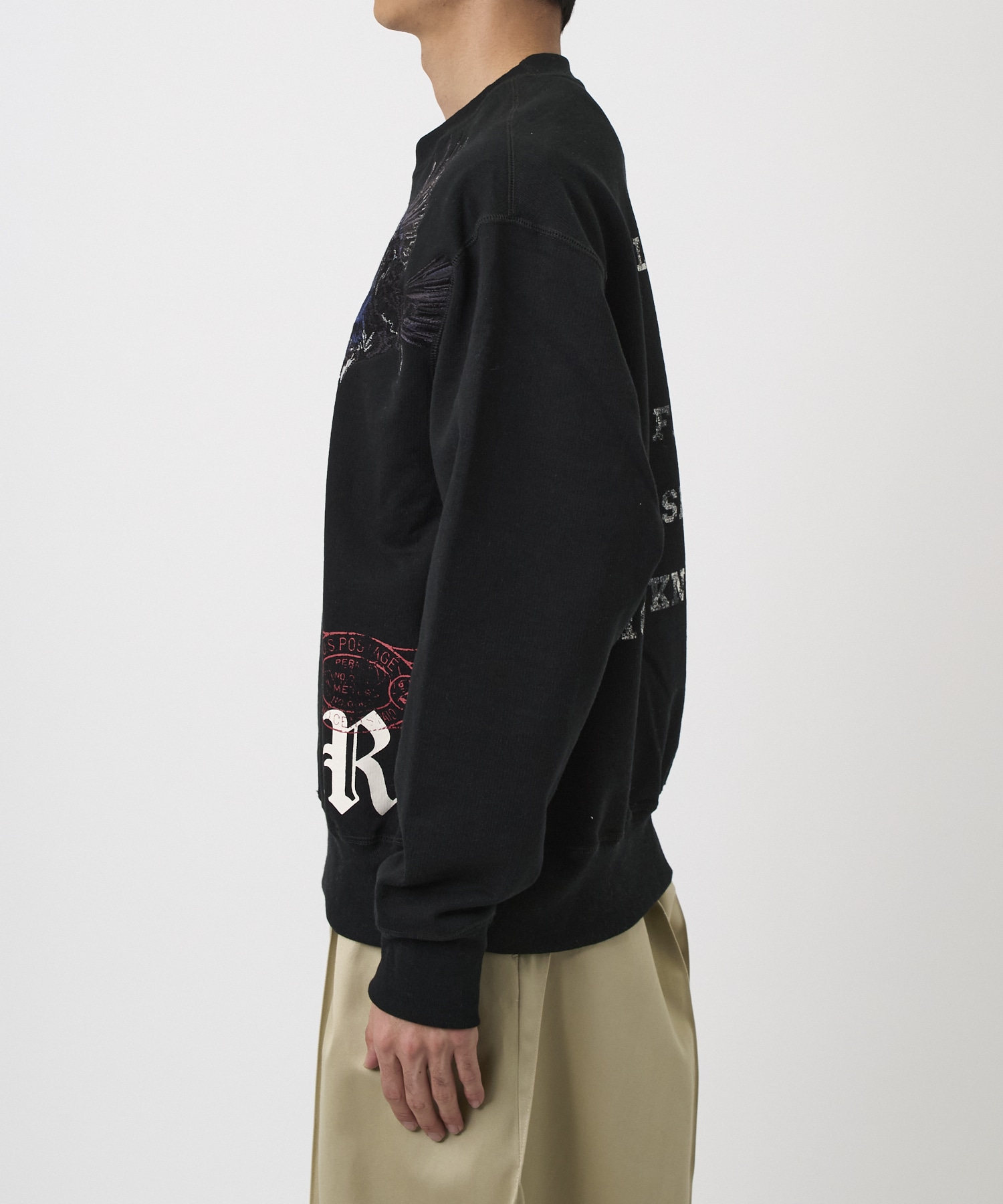 Multi embodied-design sweatshirt KHOKI