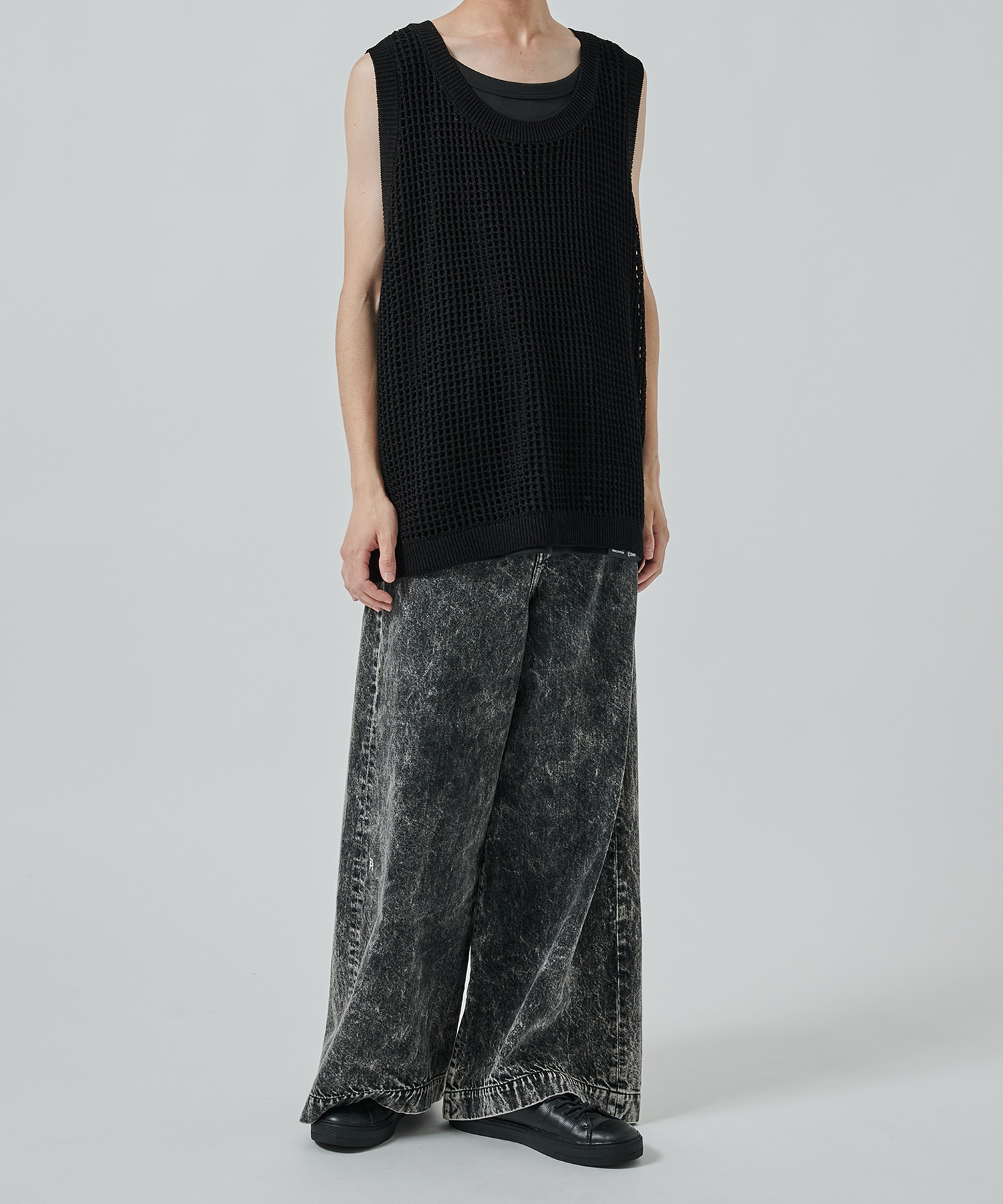MESH LAYERED TANK TOP SHAREEF