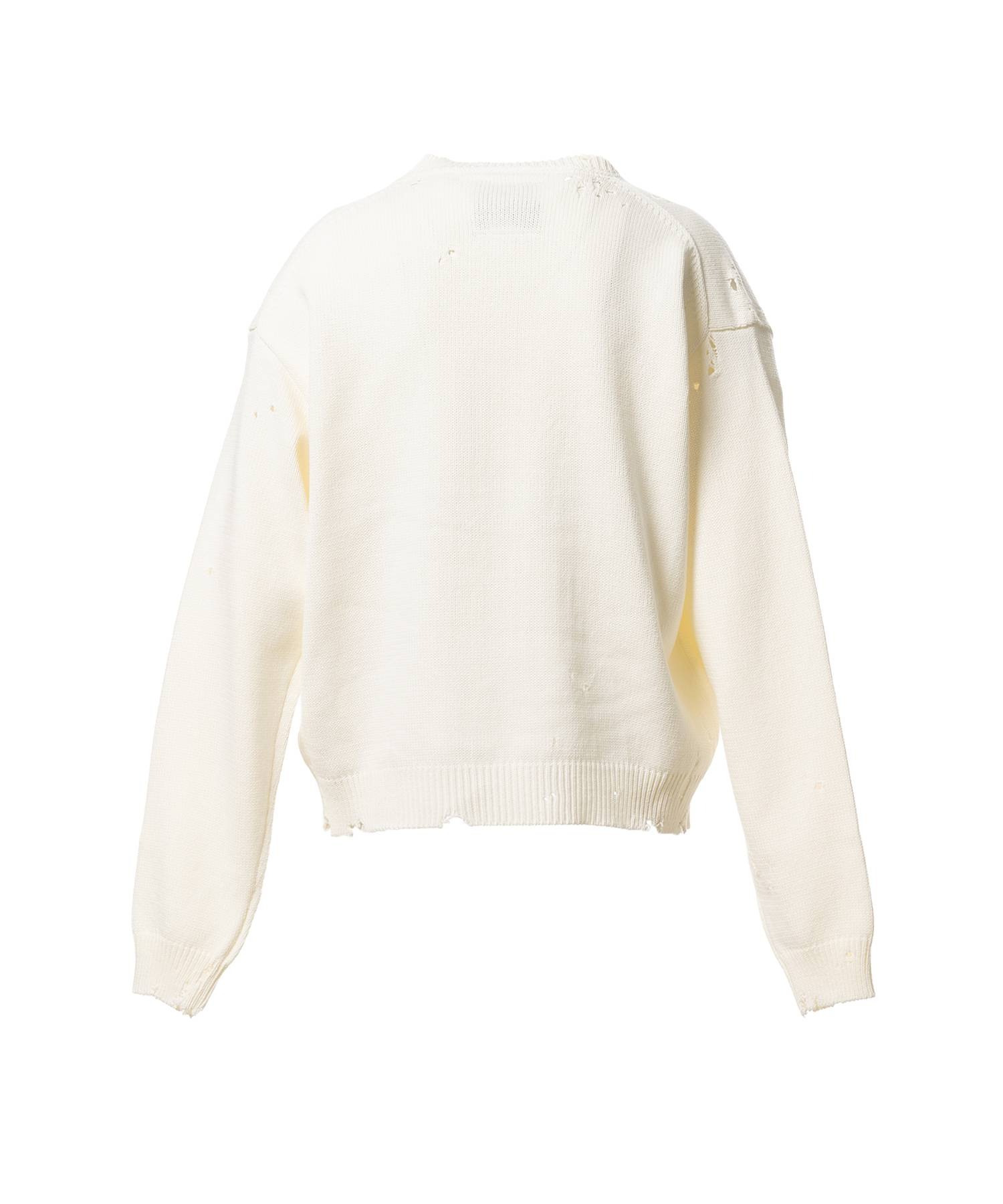 LETTERED KNIT PULLOVER Maison MIHARA YASUHIRO