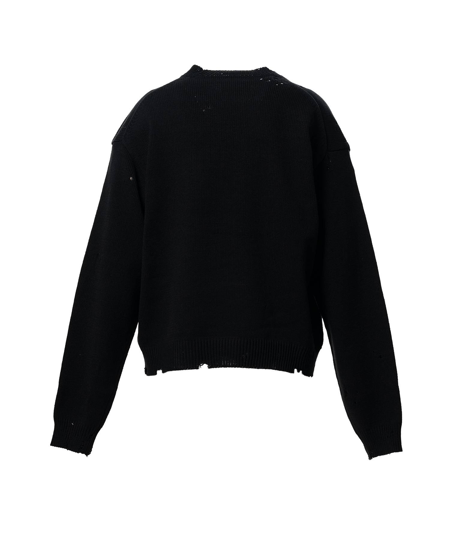 LETTERED KNIT PULLOVER Maison MIHARA YASUHIRO