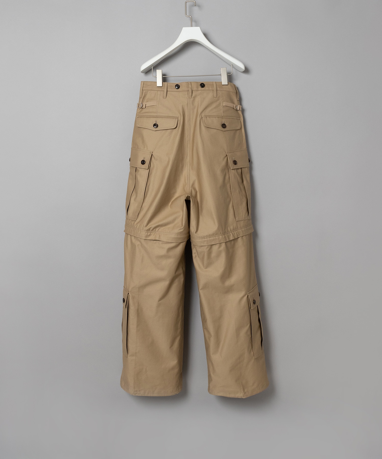 ZIP CARGO TROUSERS SUGARHILL