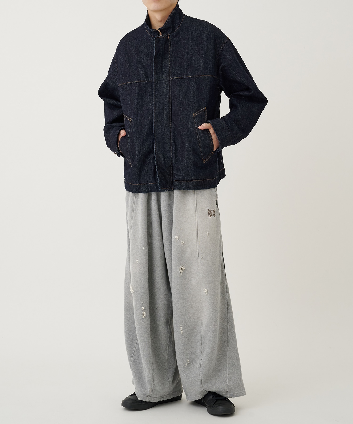 〈別注〉H.D.2-Tone Sweat Pants NEEDLES