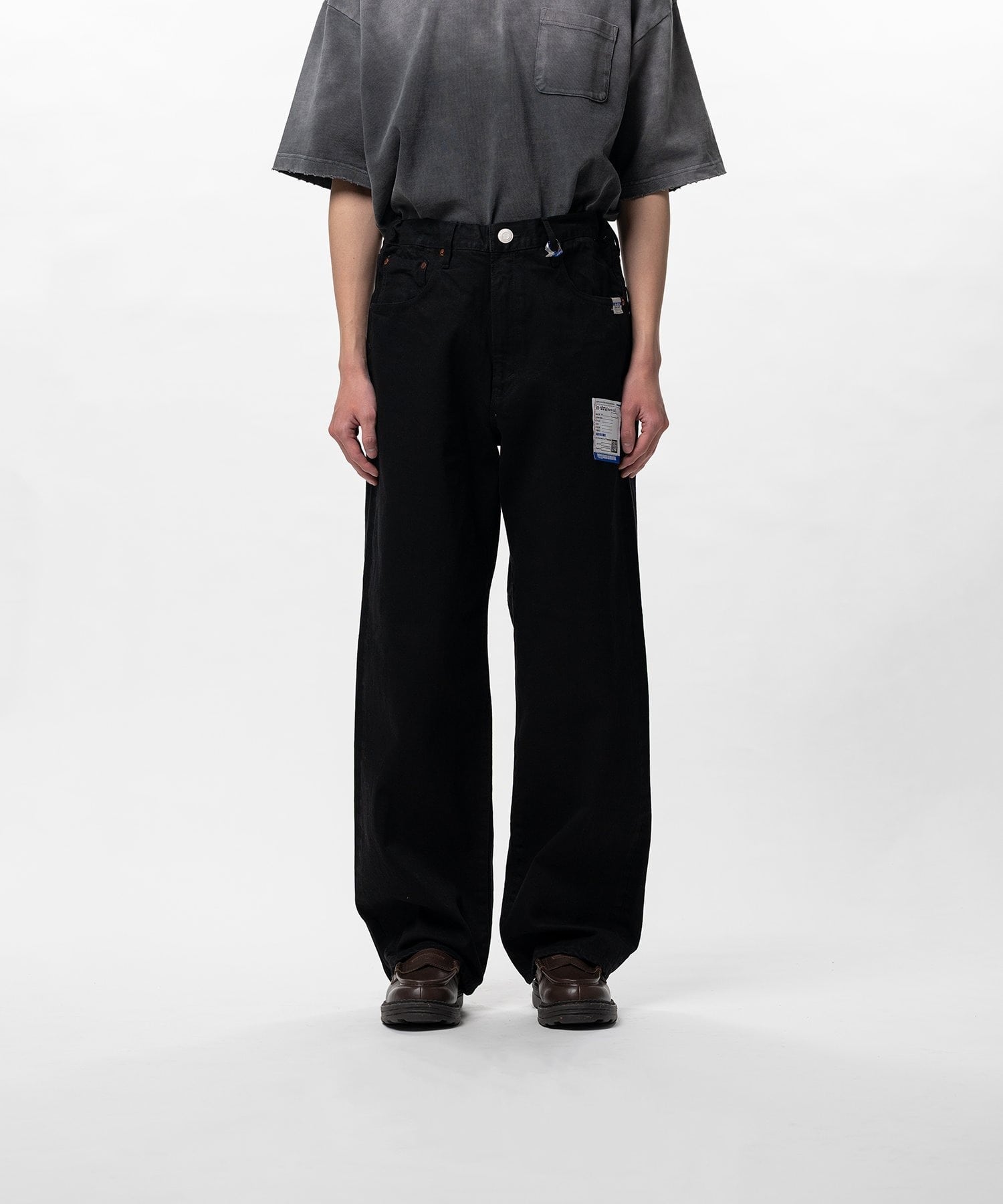 ONE WASHED SELVAGE DENIM STRAIGHT PANTS in・stru(men-tal)