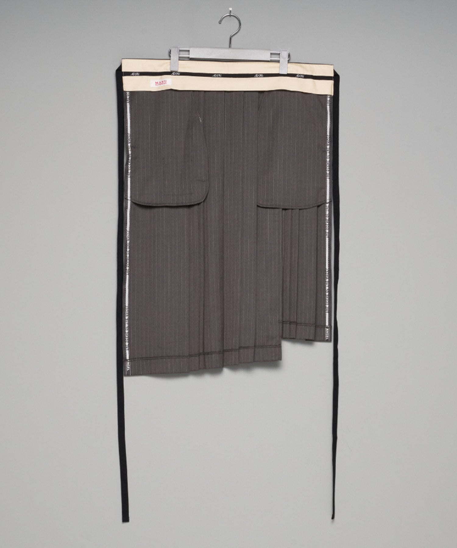 PLEATED APRON MASU