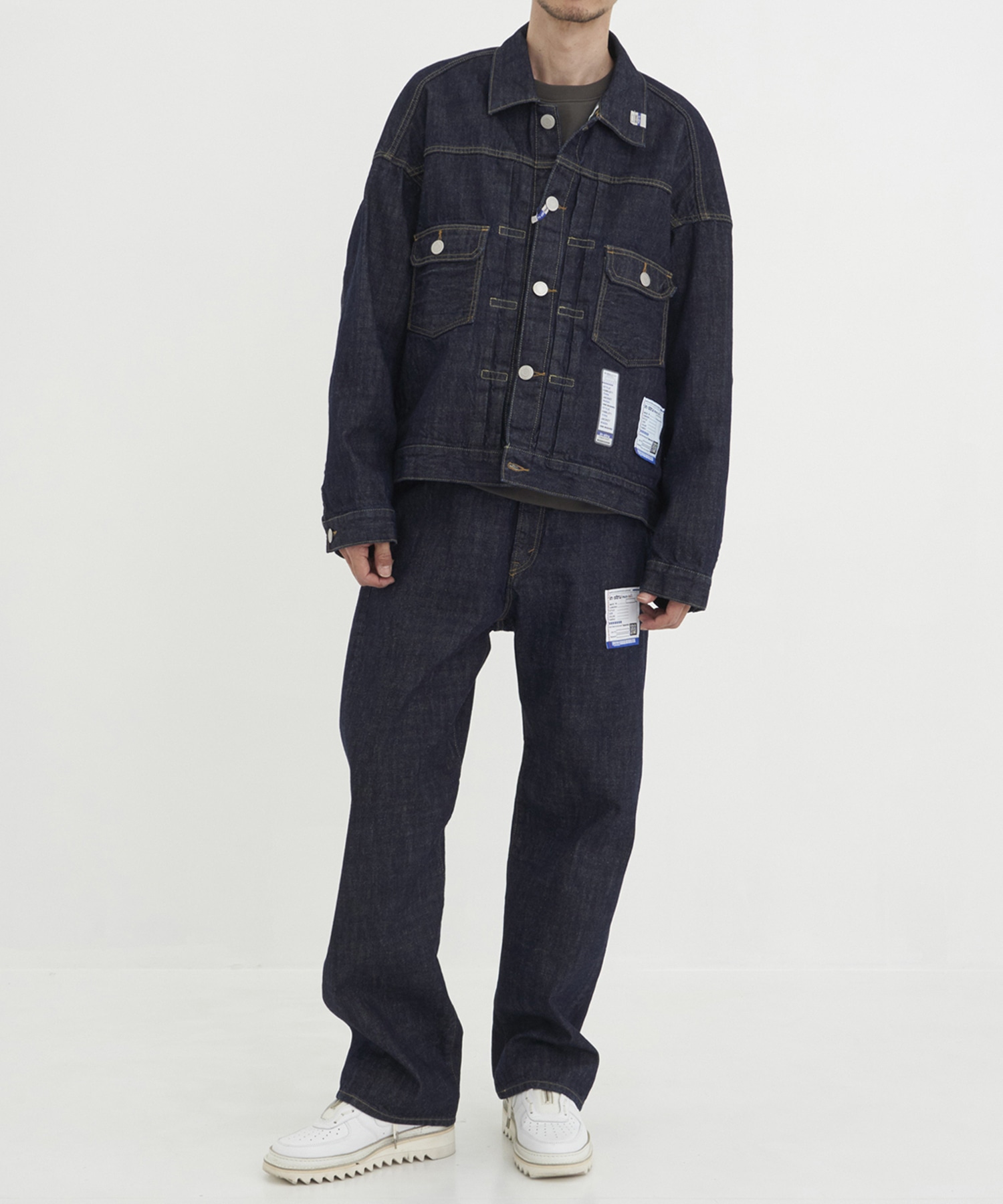 ONE WASHED SELVAGE DENIM JACKET in・stru(men-tal)