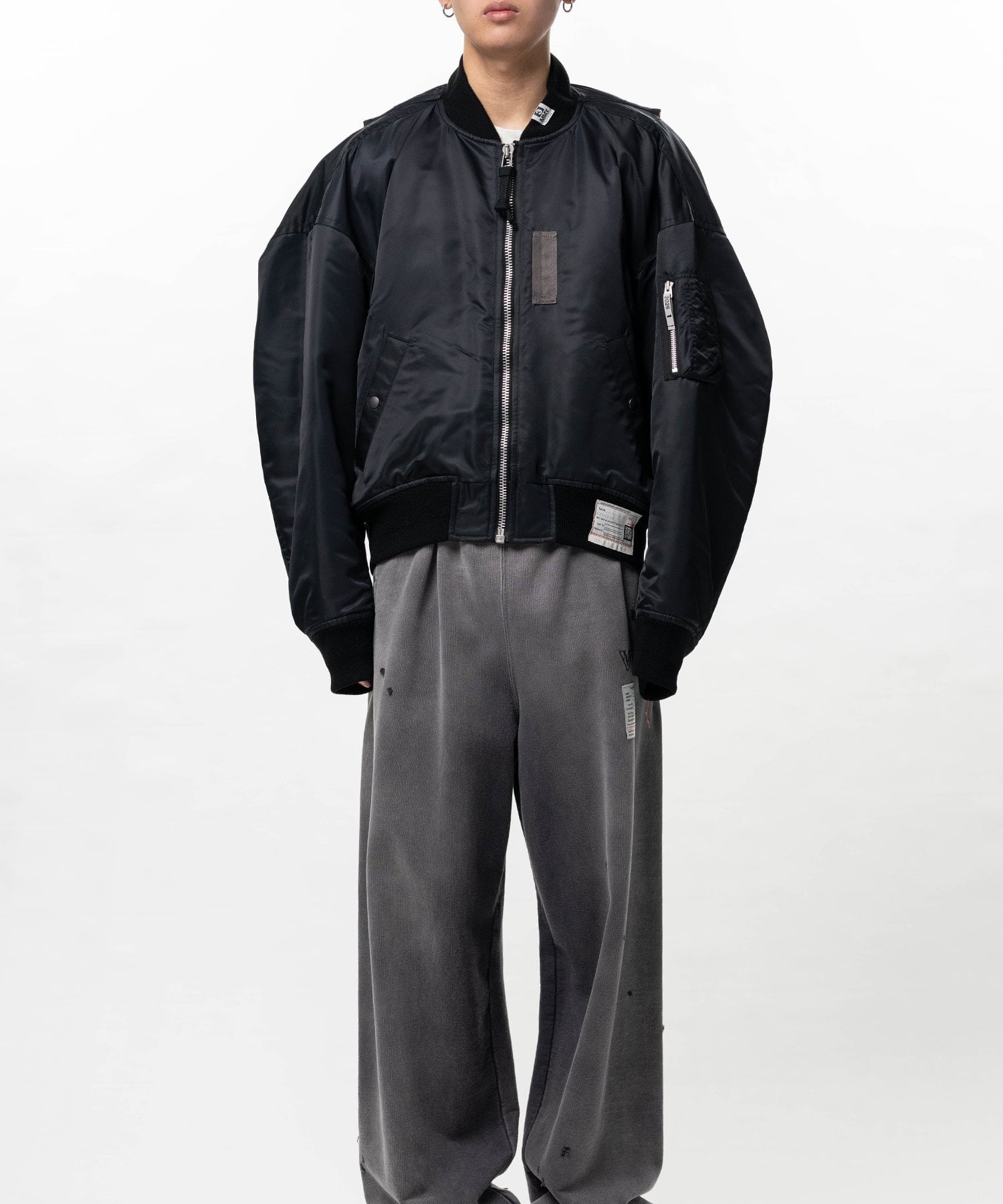 BACK VEST BOMBER JACKET Maison MIHARA YASUHIRO