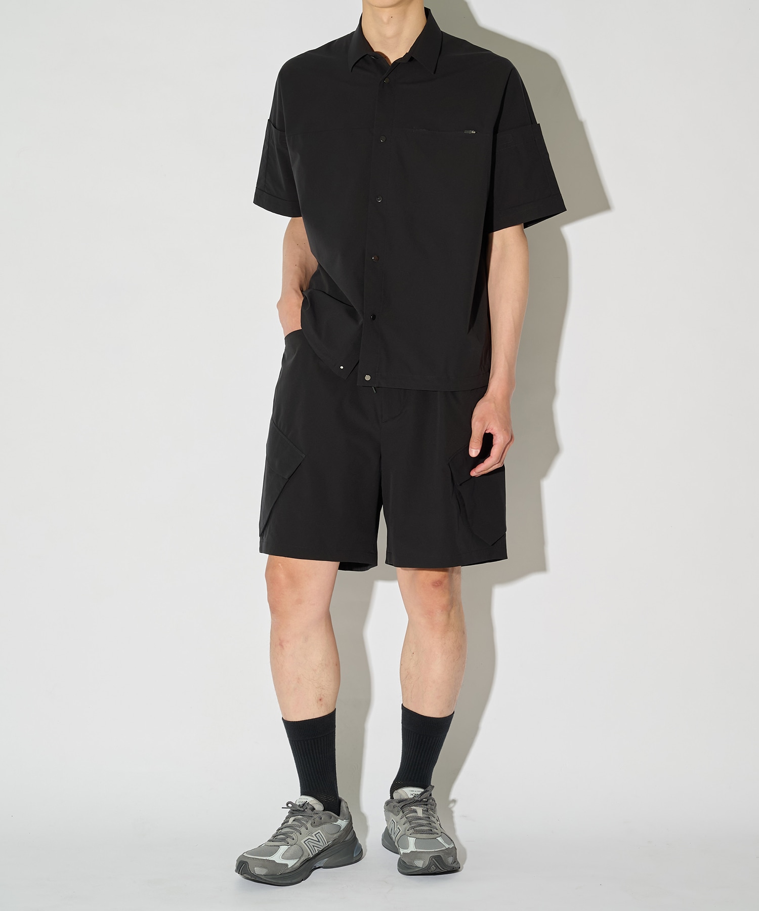 〈別注〉 BLK HALF SLEEVE SHIRTS White Mountaineering