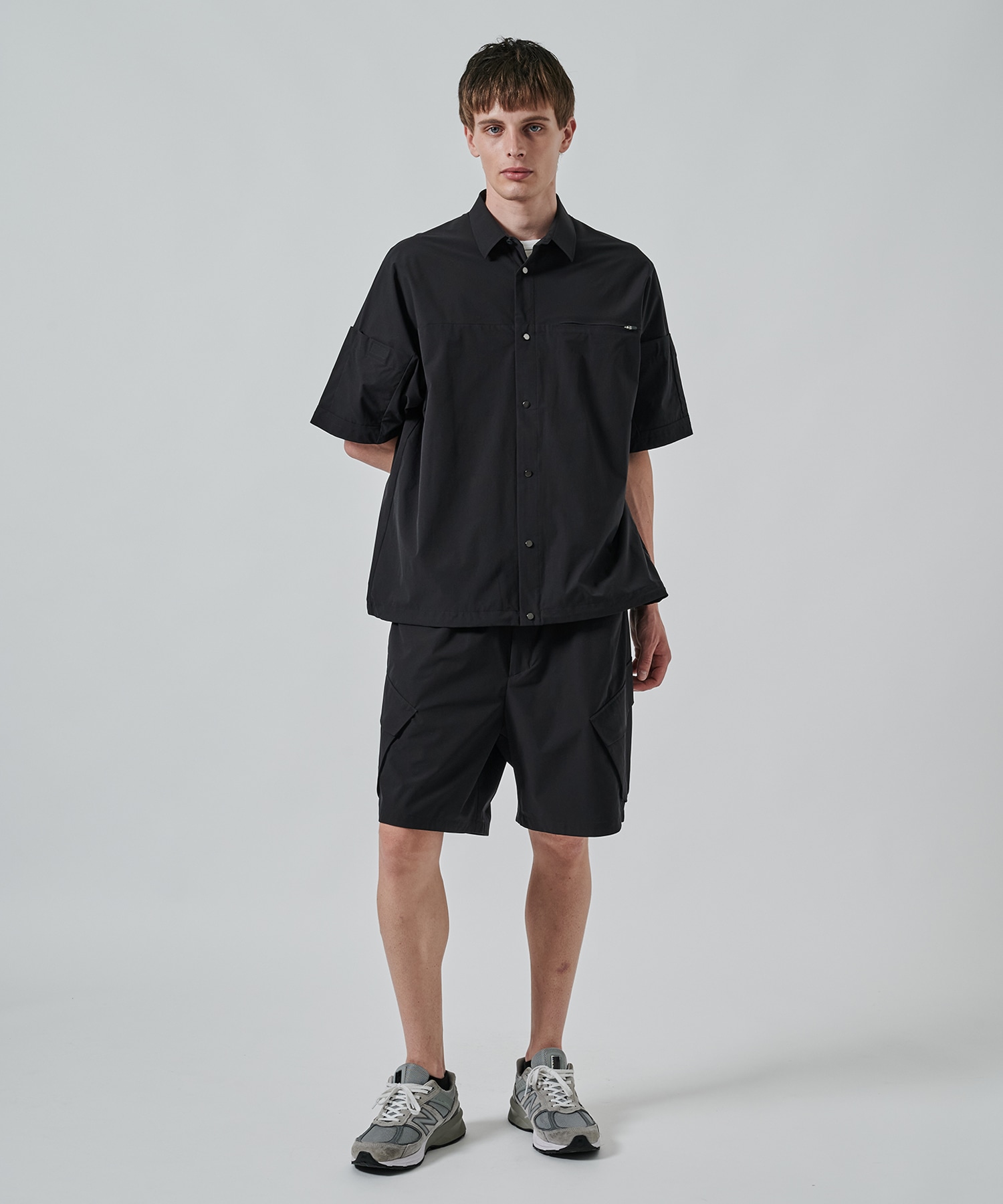〈別注〉 BLK HALF SLEEVE SHIRTS White Mountaineering