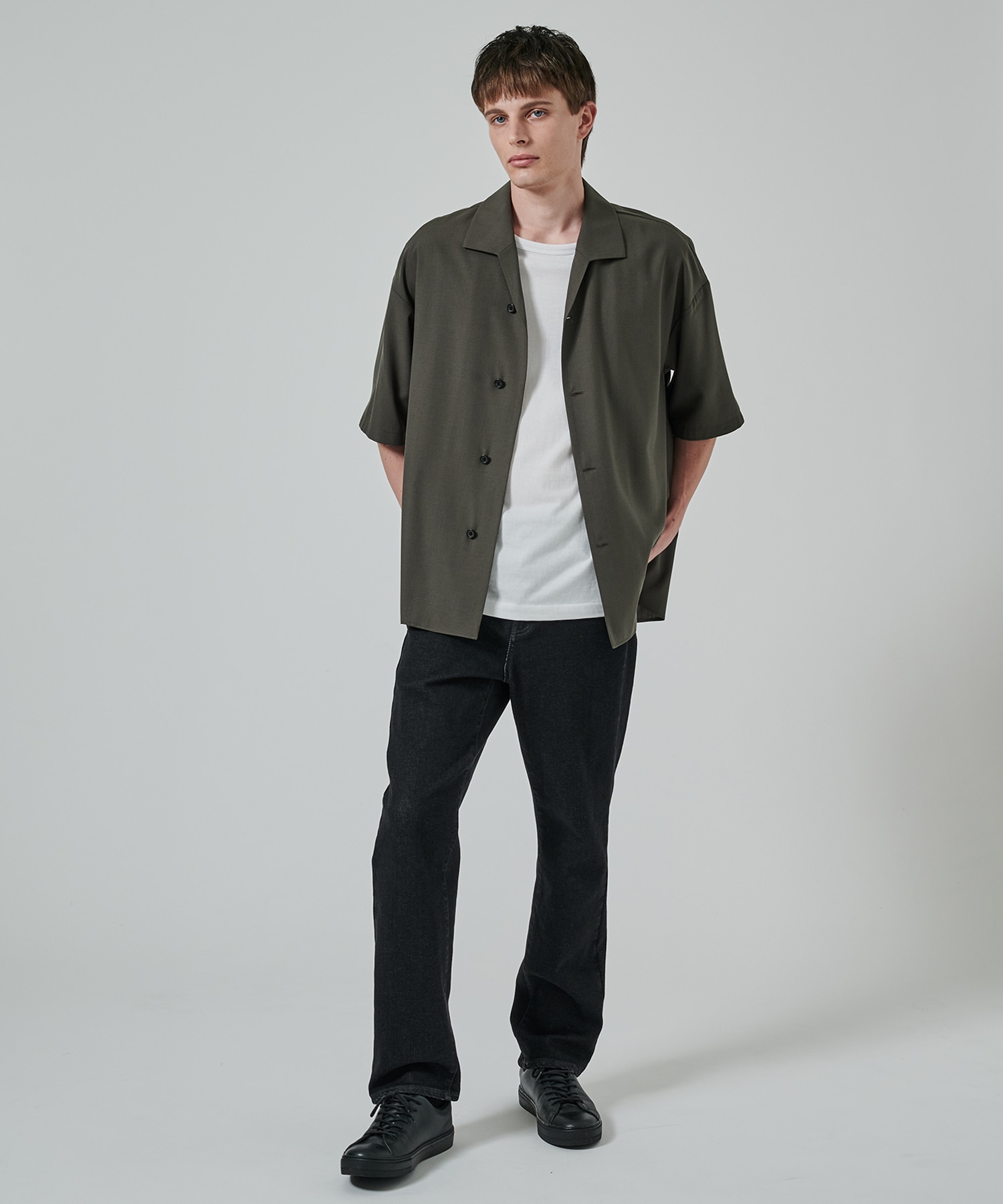 COOL WOOL SHIRTS JACKET S.S STUDIOUS