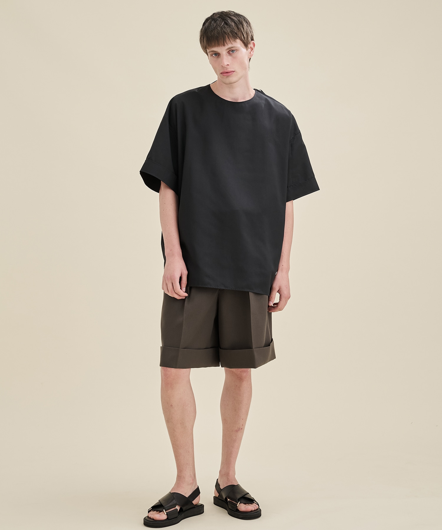 THE SIDE ZIP PULLOVER SHIRT SHORT SLEEVE THE RERACS