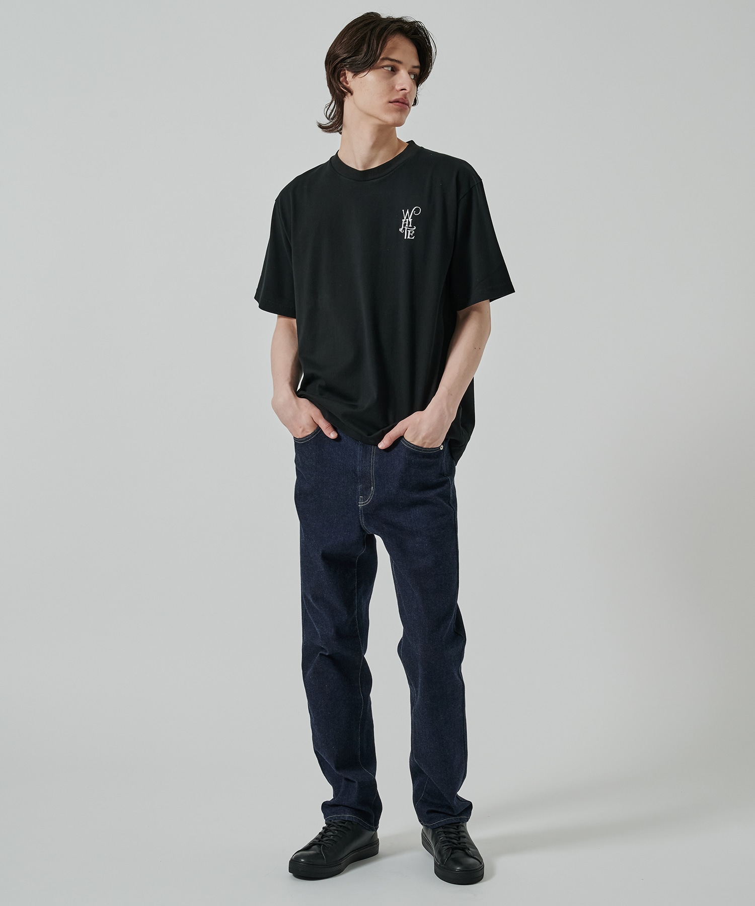 WM LOGO EMBROIDERY T-SHIRT White Mountaineering