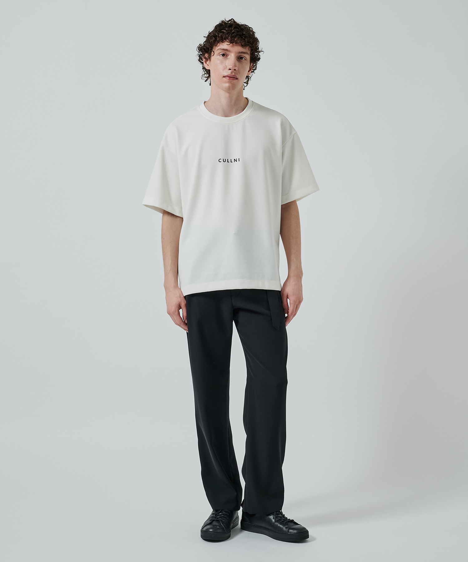 CULLNI Logo Embroidery Ponte Rome Pullover CULLNI