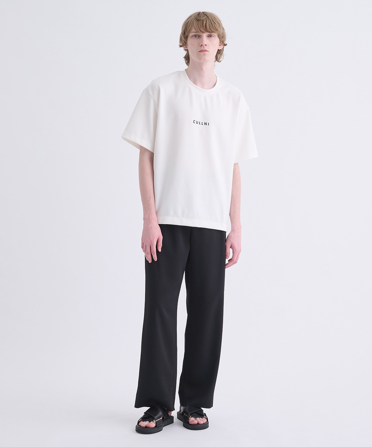 CULLNI Logo Embroidery Ponte Rome Pullover CULLNI