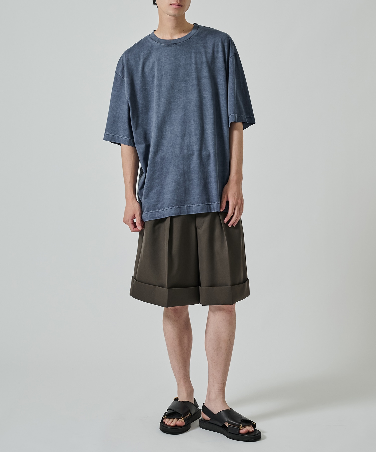 36G Low Twist Garment Dye S/S Tee KANEMASA PHIL.