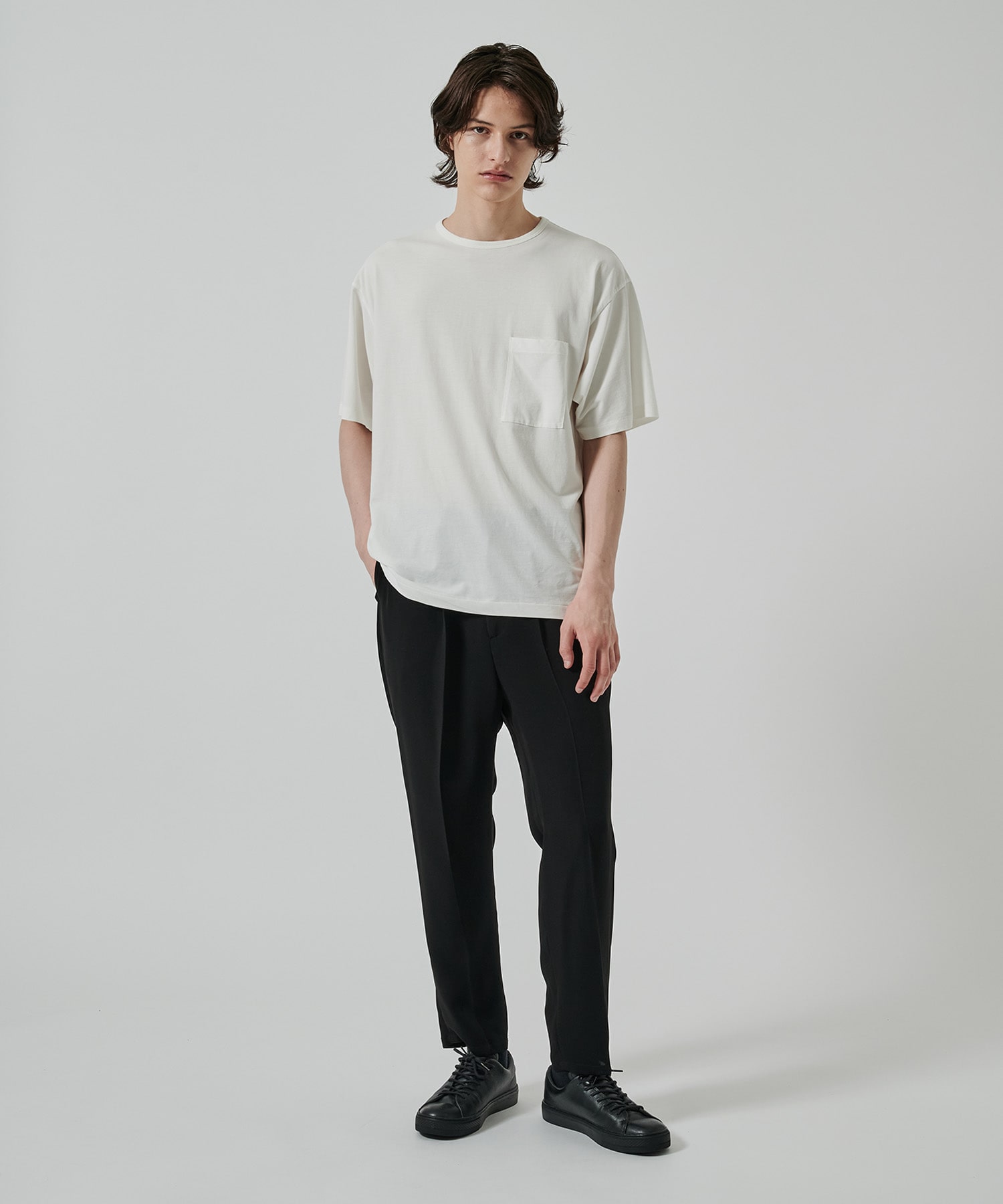BROAD AIR JERSEY POCKET T-SHIRT BATONER
