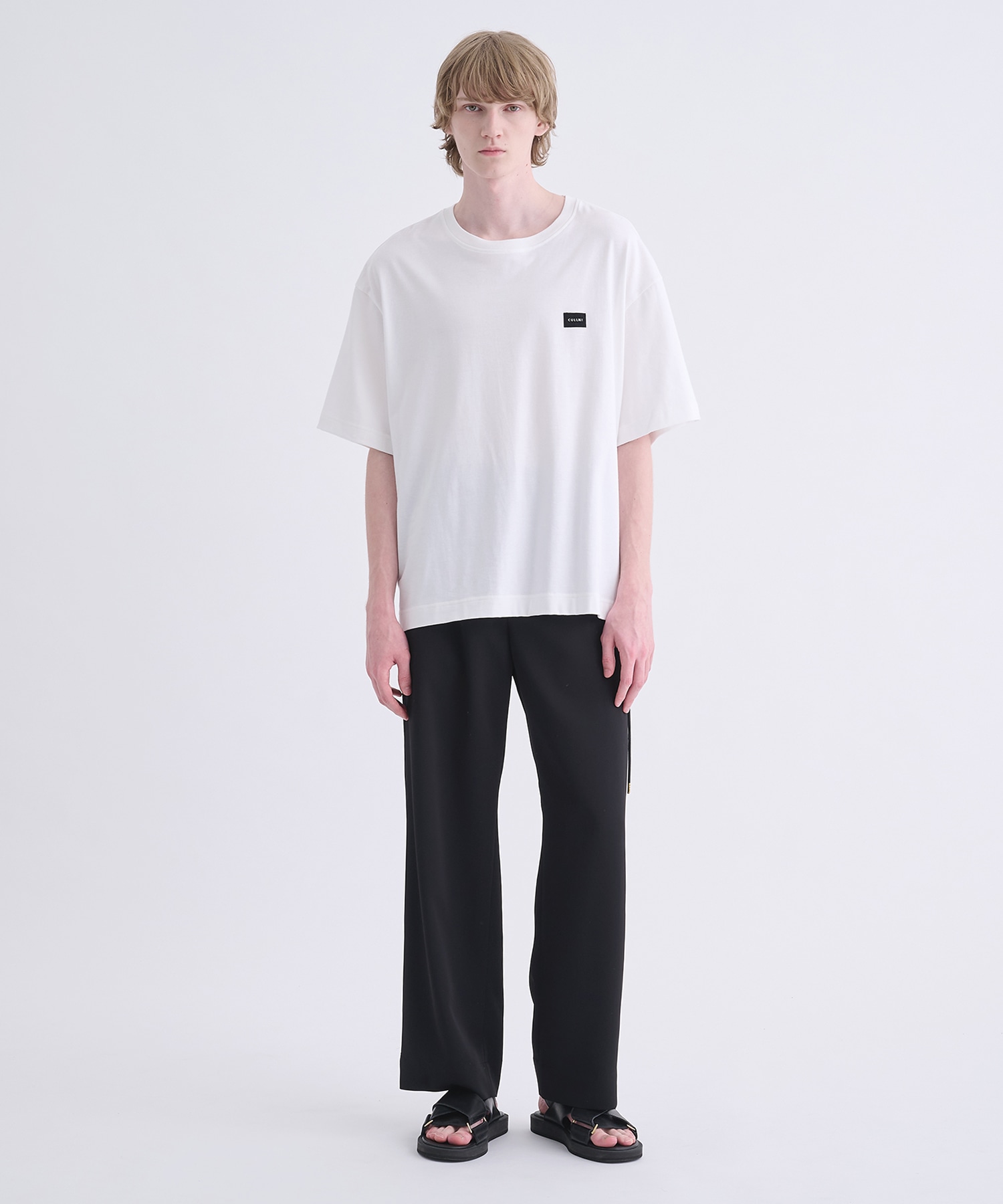 Cotton Jersey Embroidery Patch Pullover CULLNI