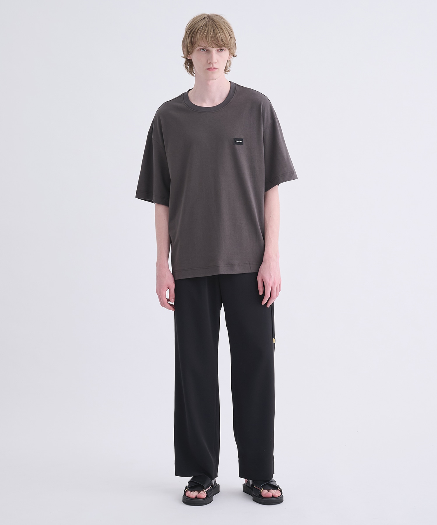 Cotton Jersey Embroidery Patch Pullover CULLNI