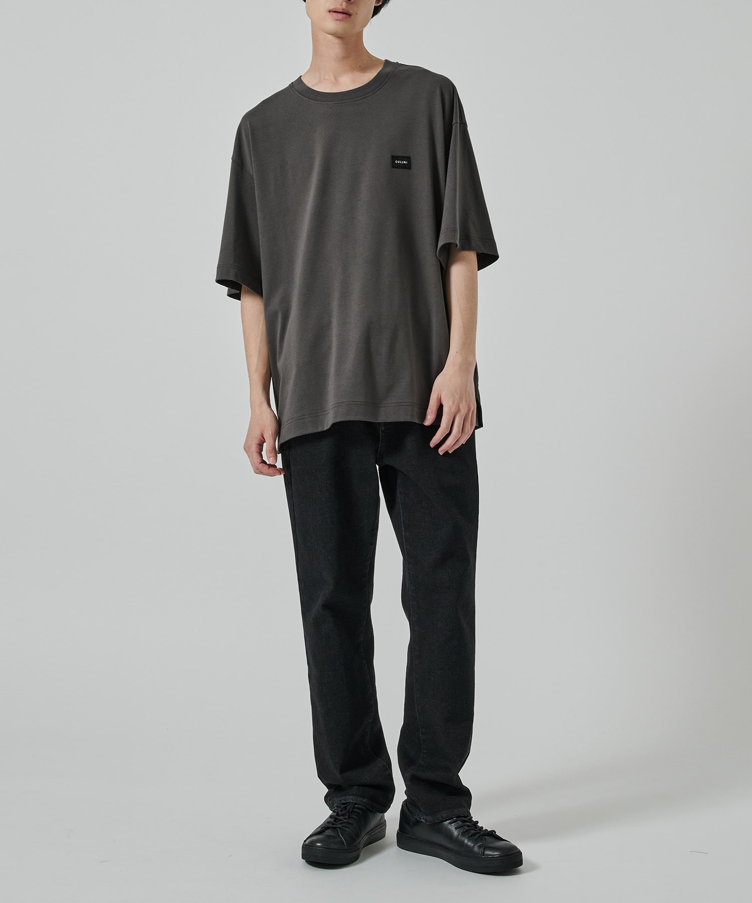 Cotton Jersey Embroidery Patch Pullover CULLNI