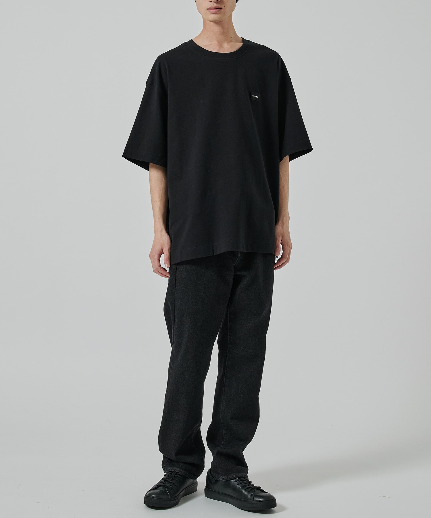 Cotton Jersey Embroidery Patch Pullover CULLNI