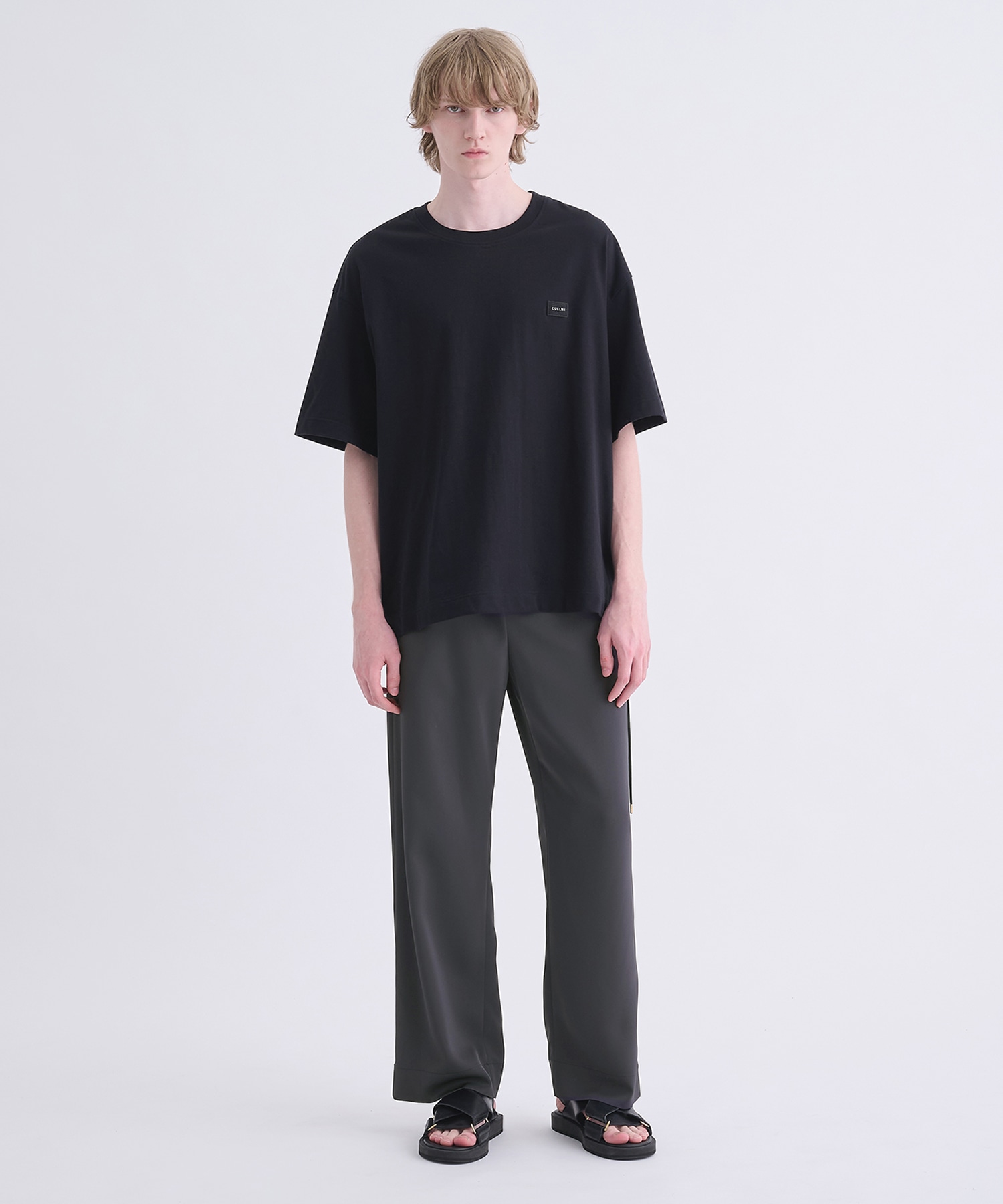 Cotton Jersey Embroidery Patch Pullover CULLNI