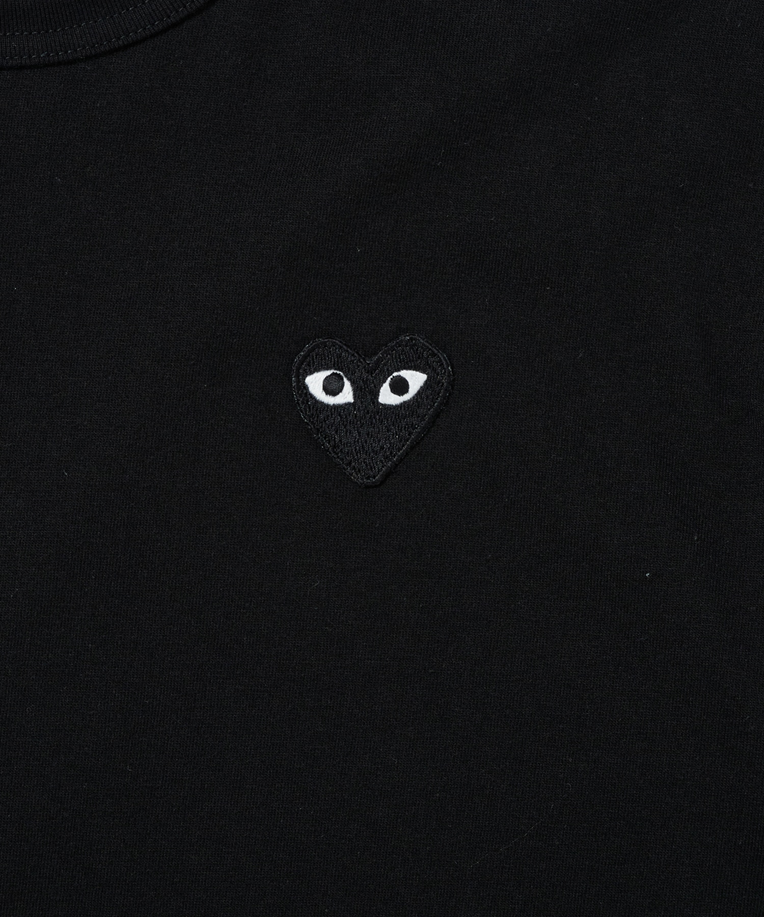 AX-T064-051 T-SHIRT BLACK S/S PLAY COMME des GARCONS