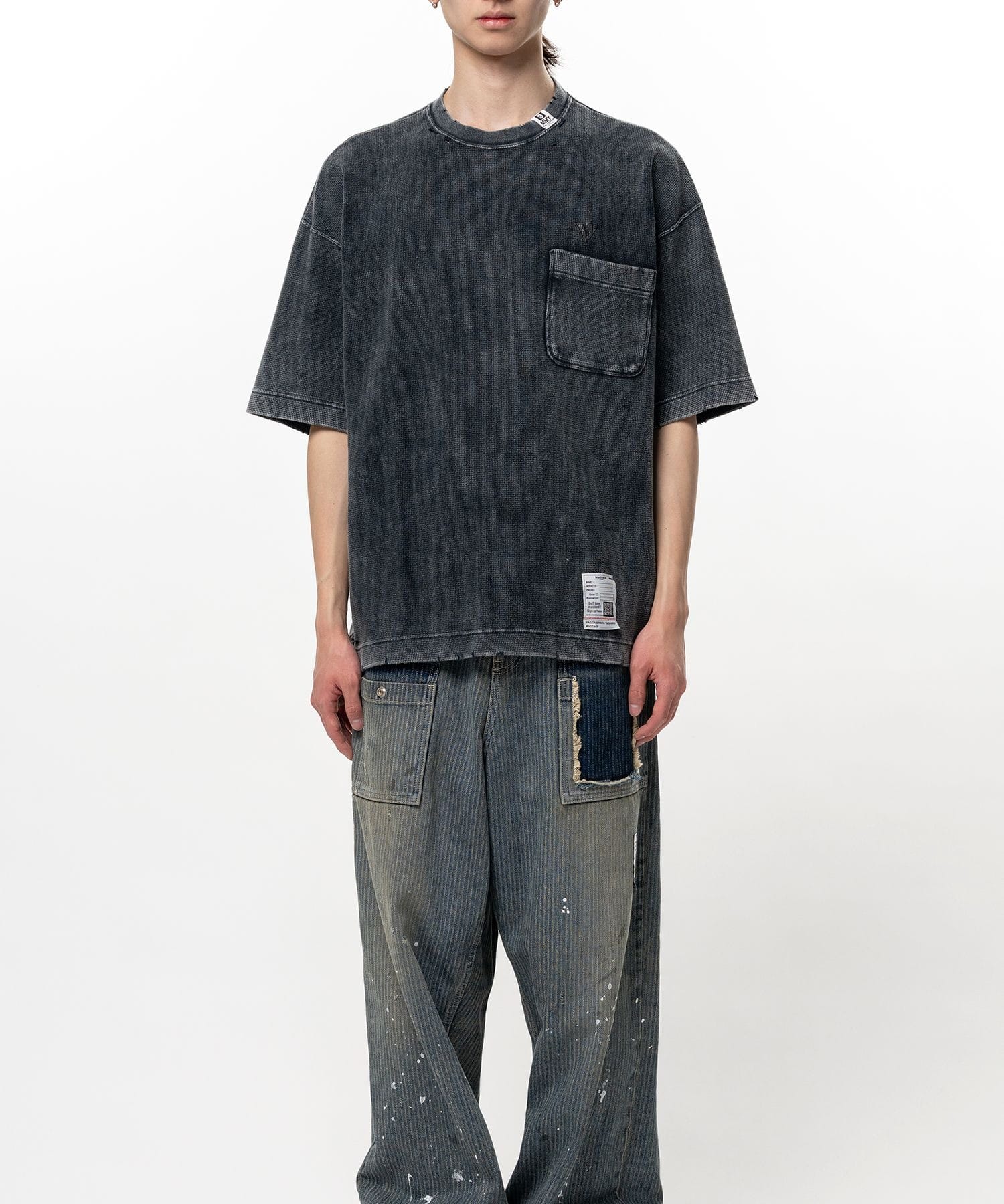 BLEACHED TEE Maison MIHARA YASUHIRO