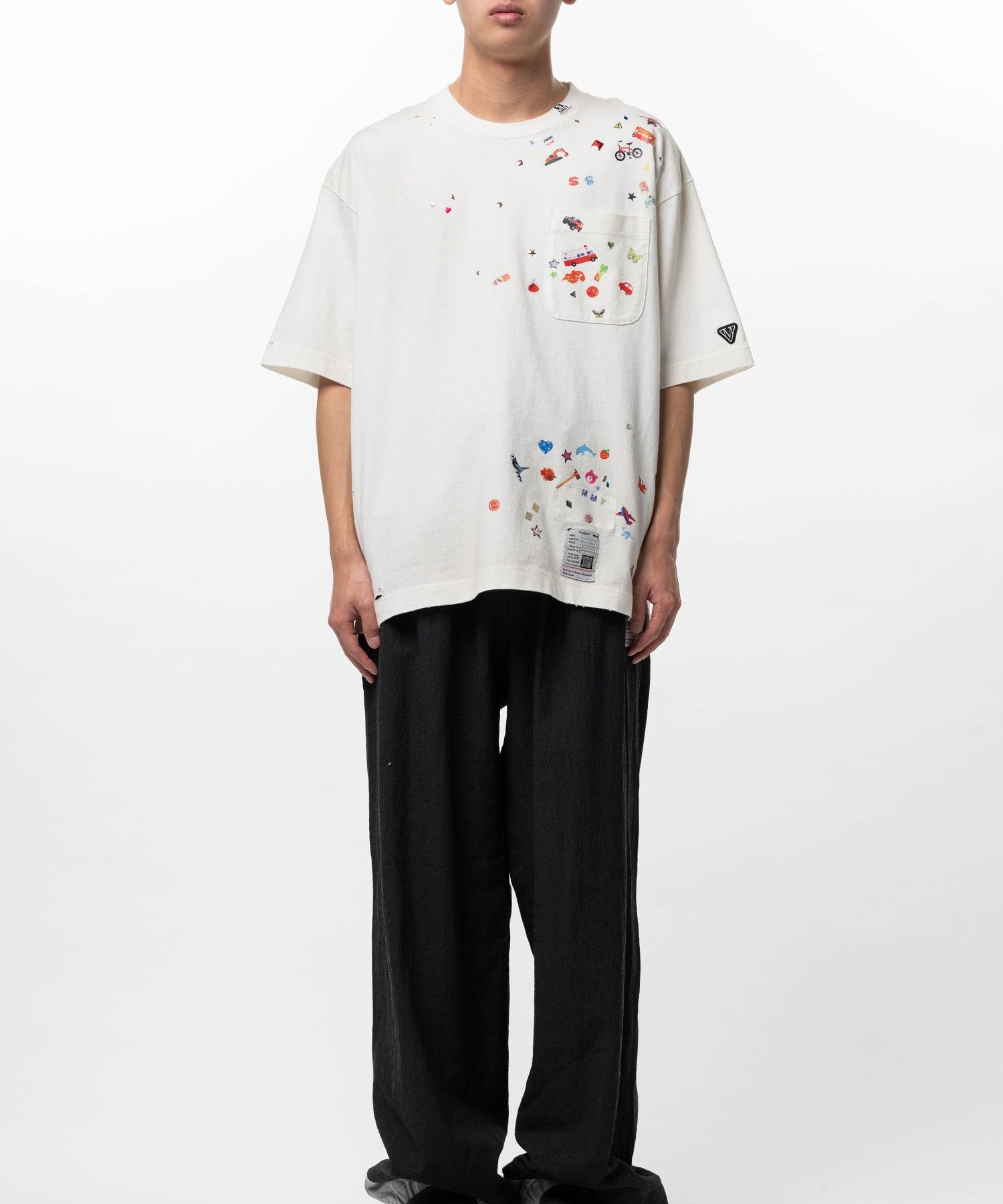KIDS STICKER TEE Maison MIHARA YASUHIRO