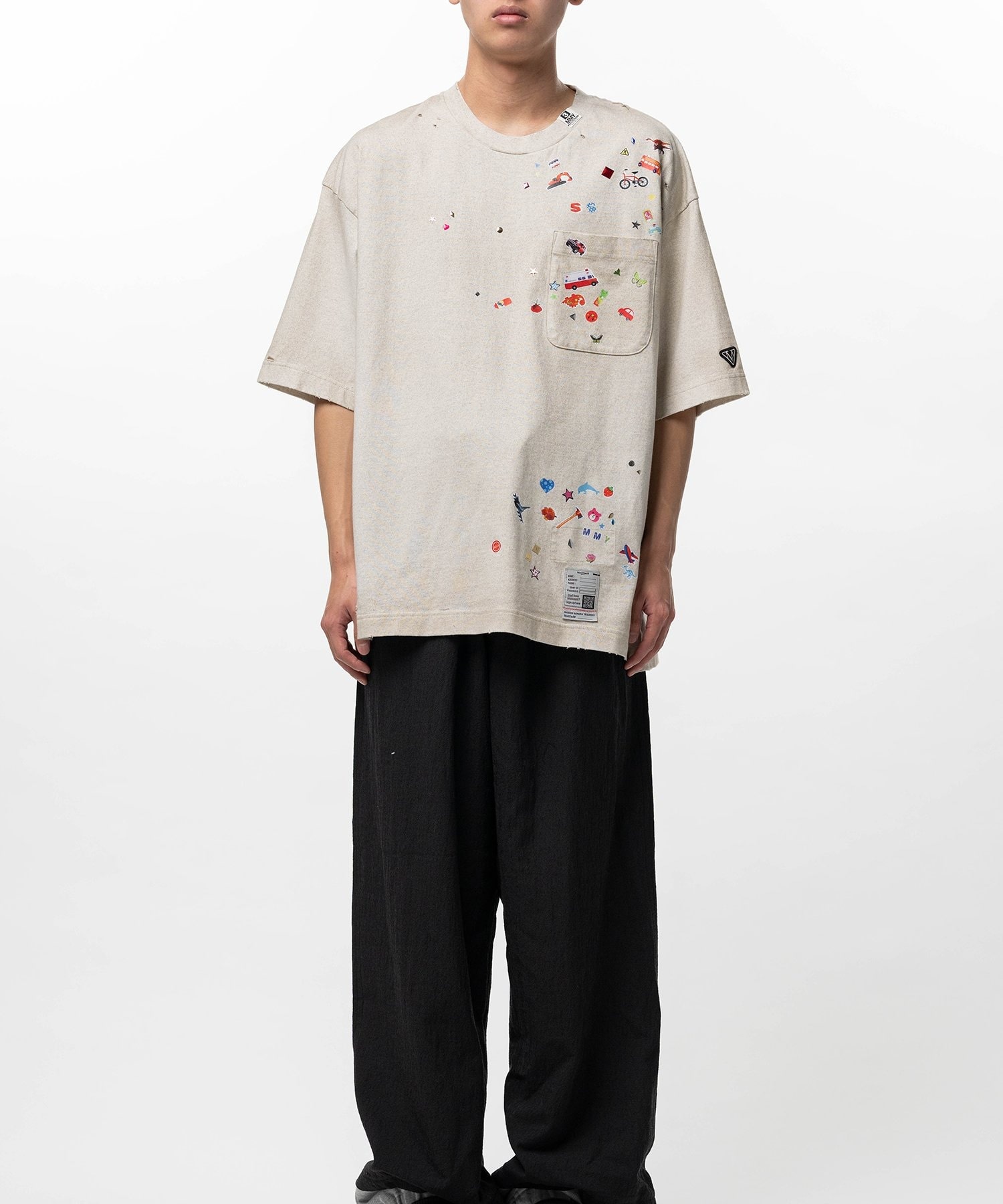 KIDS STICKER TEE Maison MIHARA YASUHIRO