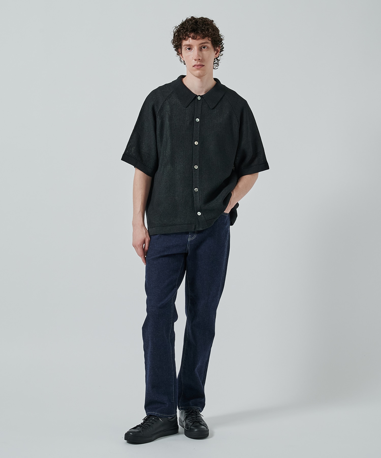 〈別注〉OX SUMMER KNIT S/S BATONER