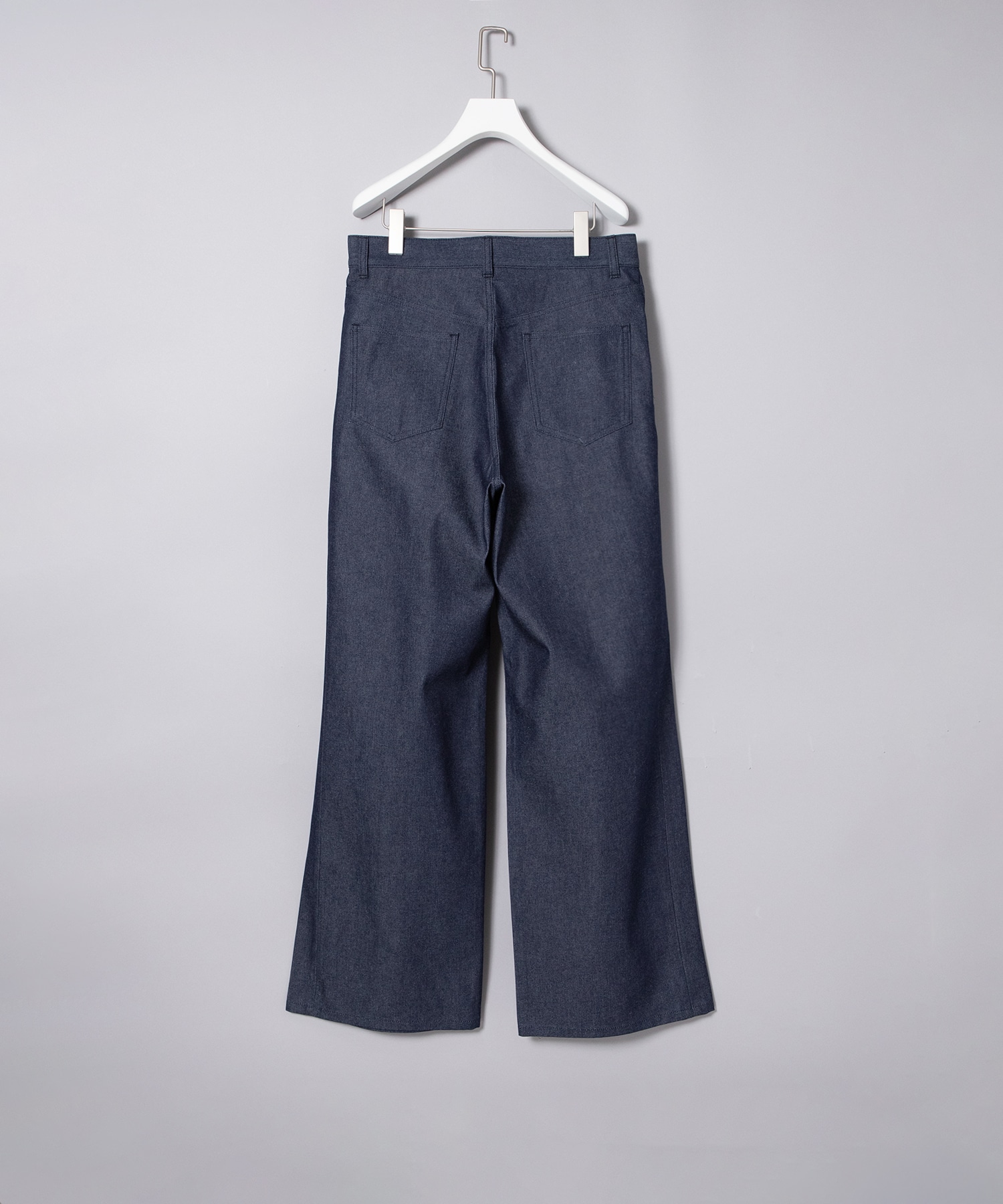 RIGID DENIM WIDE PANTS JOHN LAWRENCE SULLIVAN