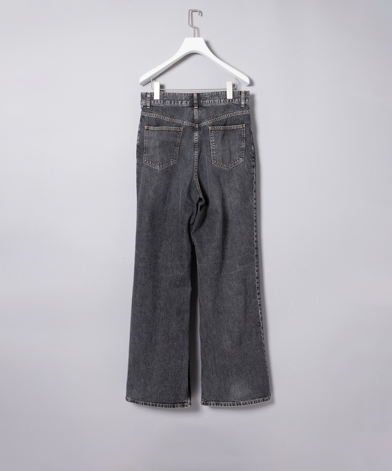 WASHED DENIM WIDE PANTS JOHN LAWRENCE SULLIVAN