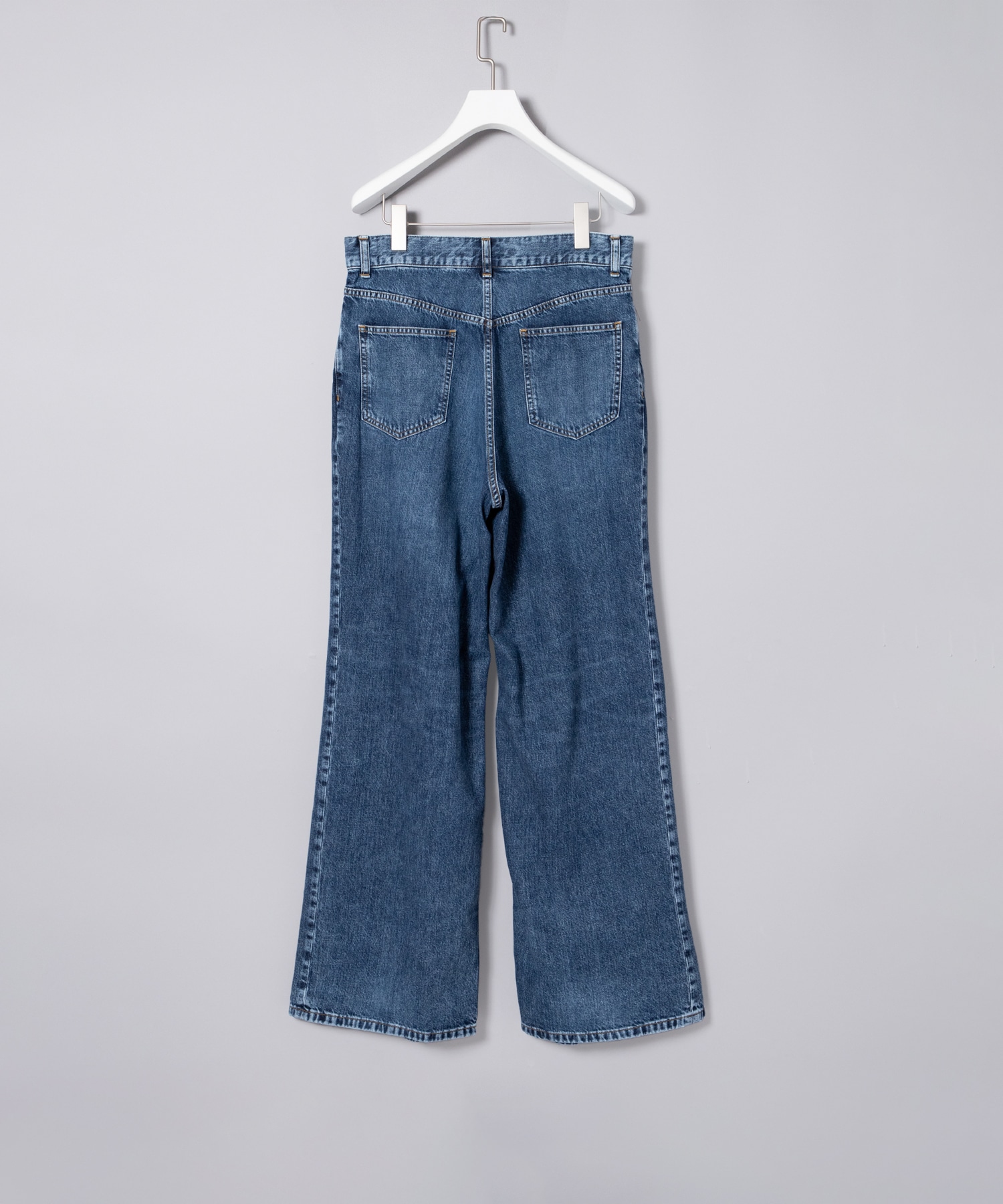 WASHED DENIM WIDE PANTS JOHN LAWRENCE SULLIVAN