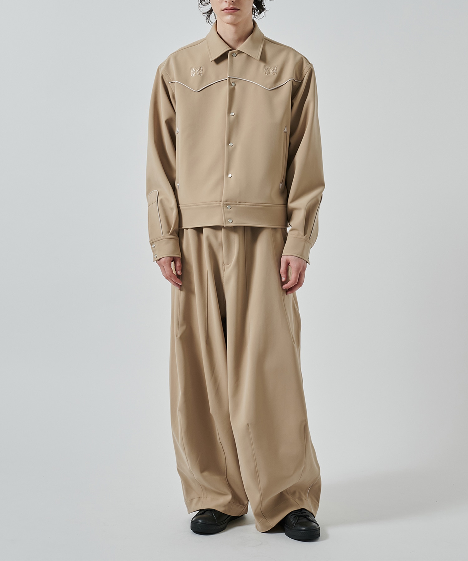 〈別注〉 Pipping Cow Boy H.D Pants NEEDLES