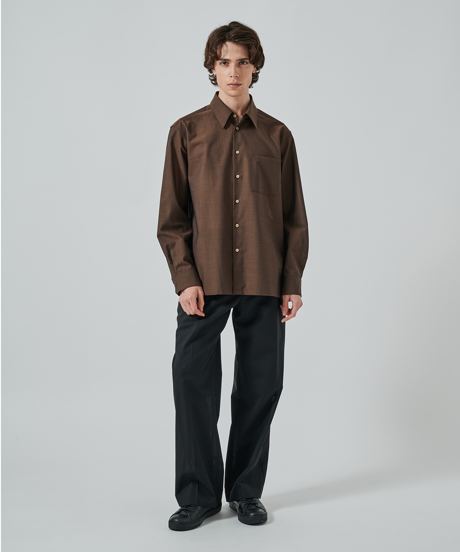 別注 TWO TUCKS WIDE TROUSERS IRENISA