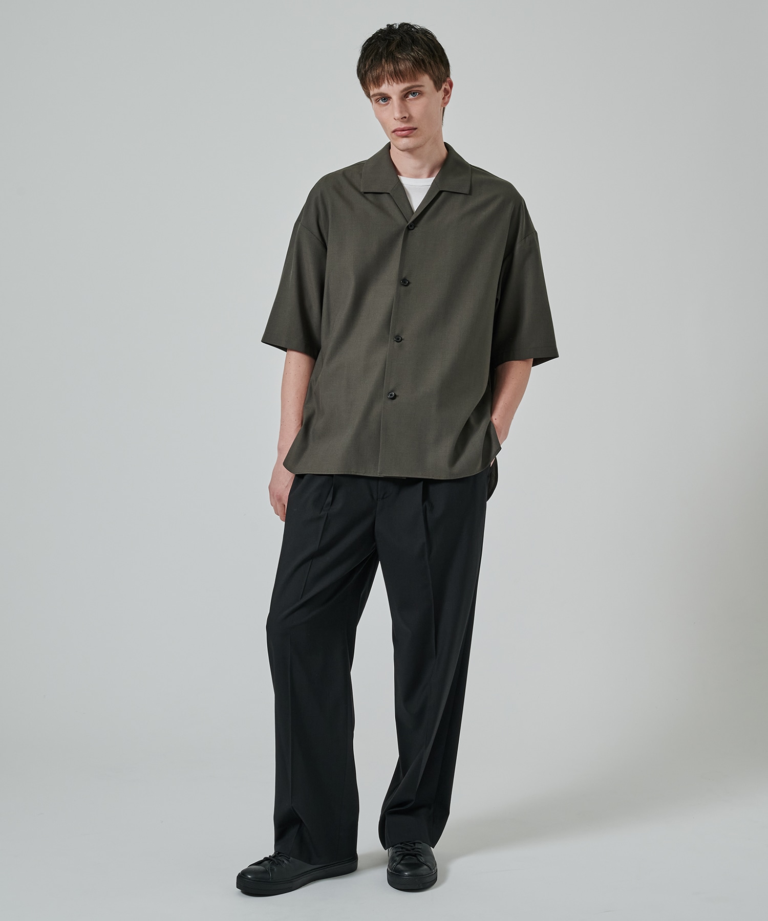 COOL WOOL WIDE SLACKS STUDIOUS