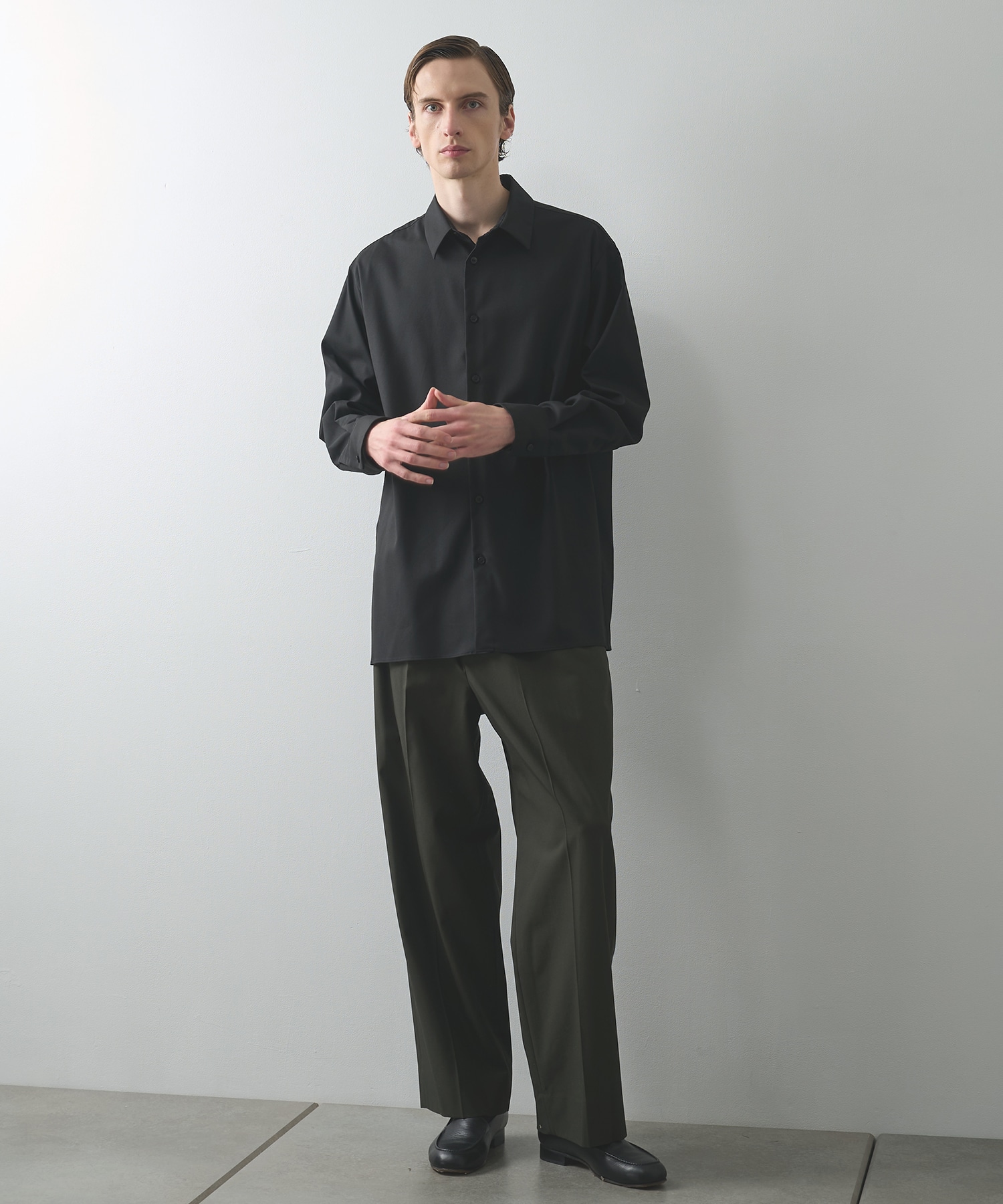 GANSHIN DRILL WIDE SLACKS｜STUDIOUS