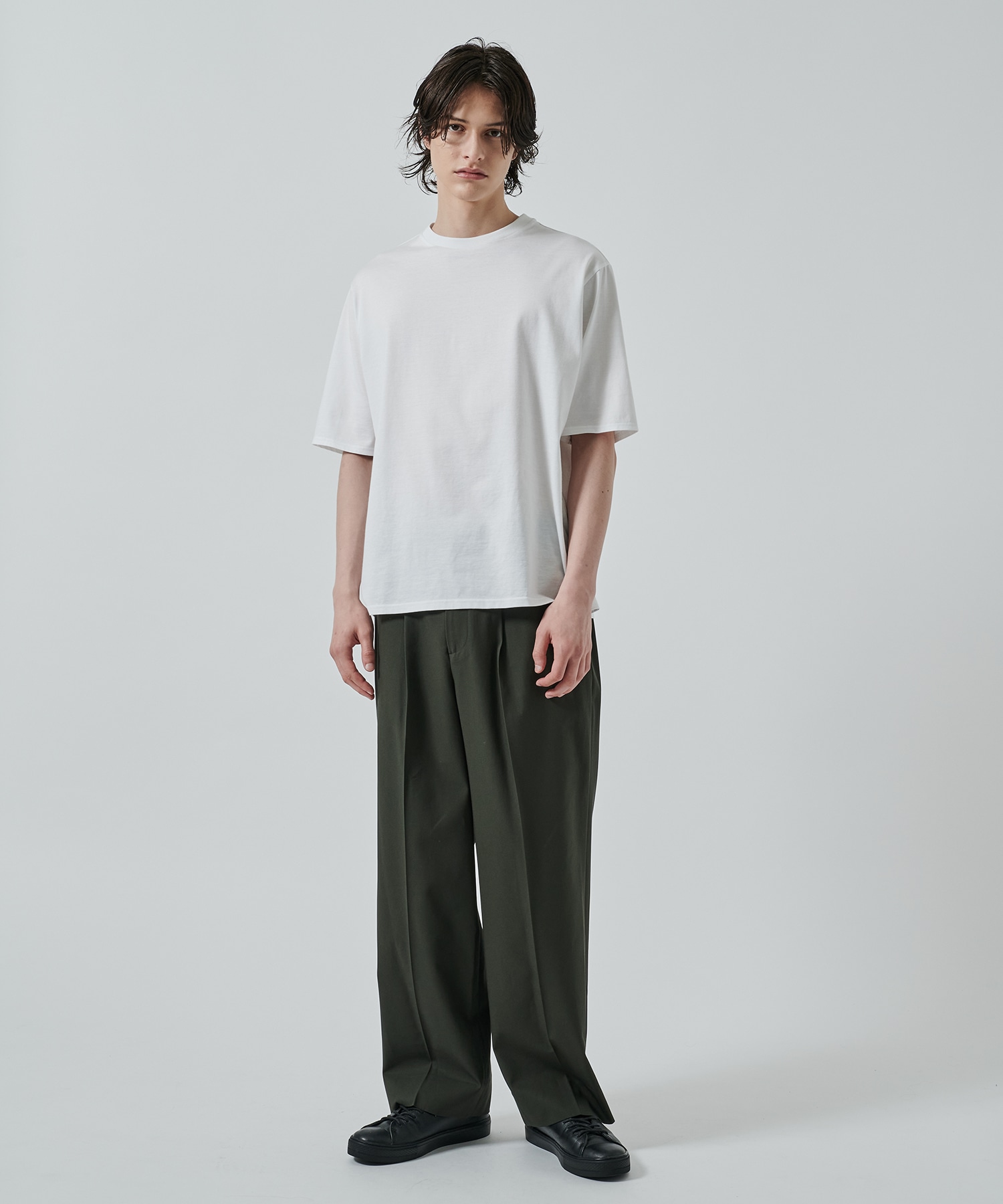GANSHIN DRILL WIDE SLACKS STUDIOUS