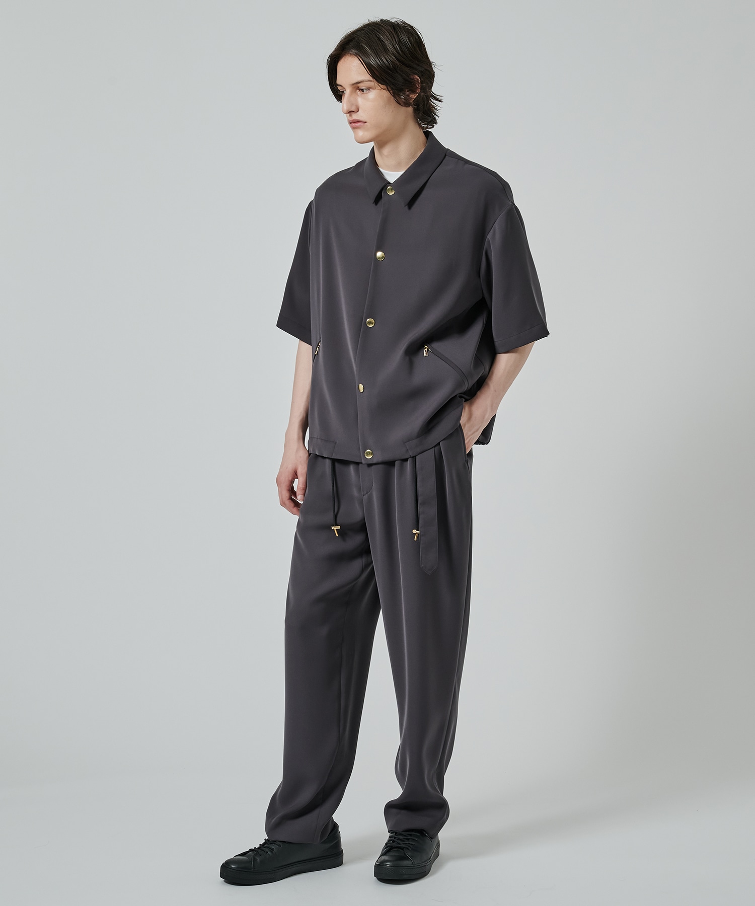 〈別注〉SHORT SLEEVE COACH JACKET CULLNI