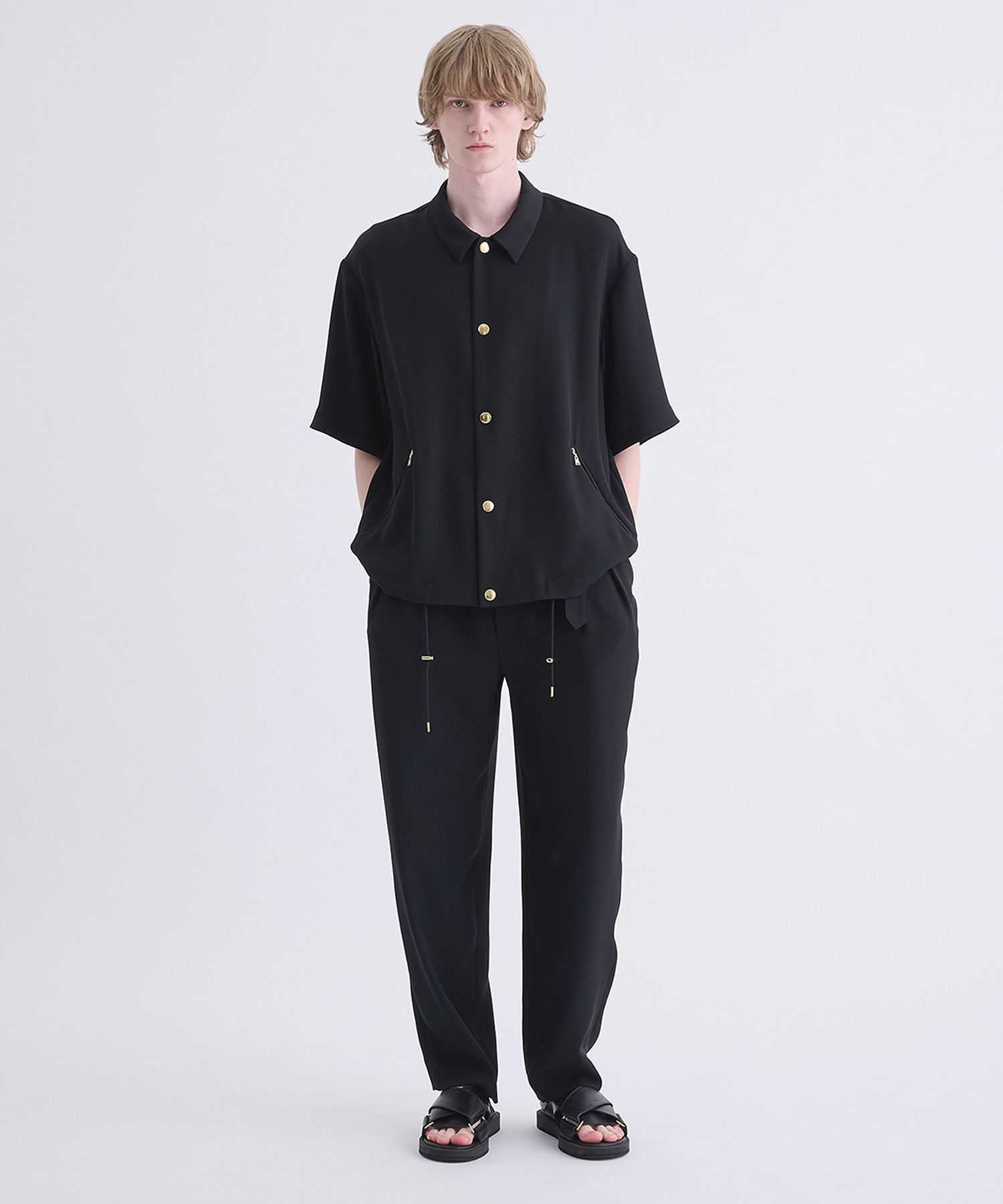 〈別注〉SHORT SLEEVE COACH JACKET CULLNI