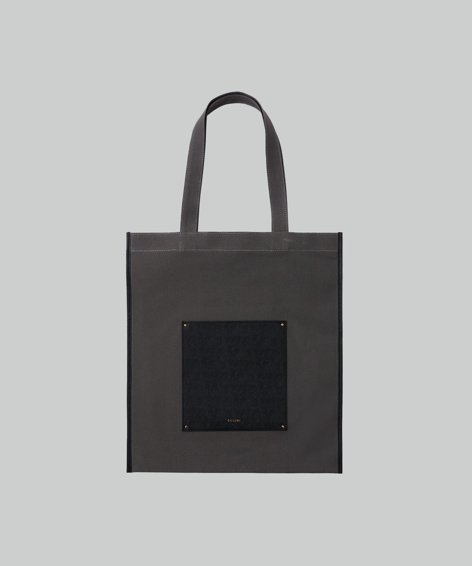 〈別注〉Leather Pocket Canvas Eco Tote CULLNI