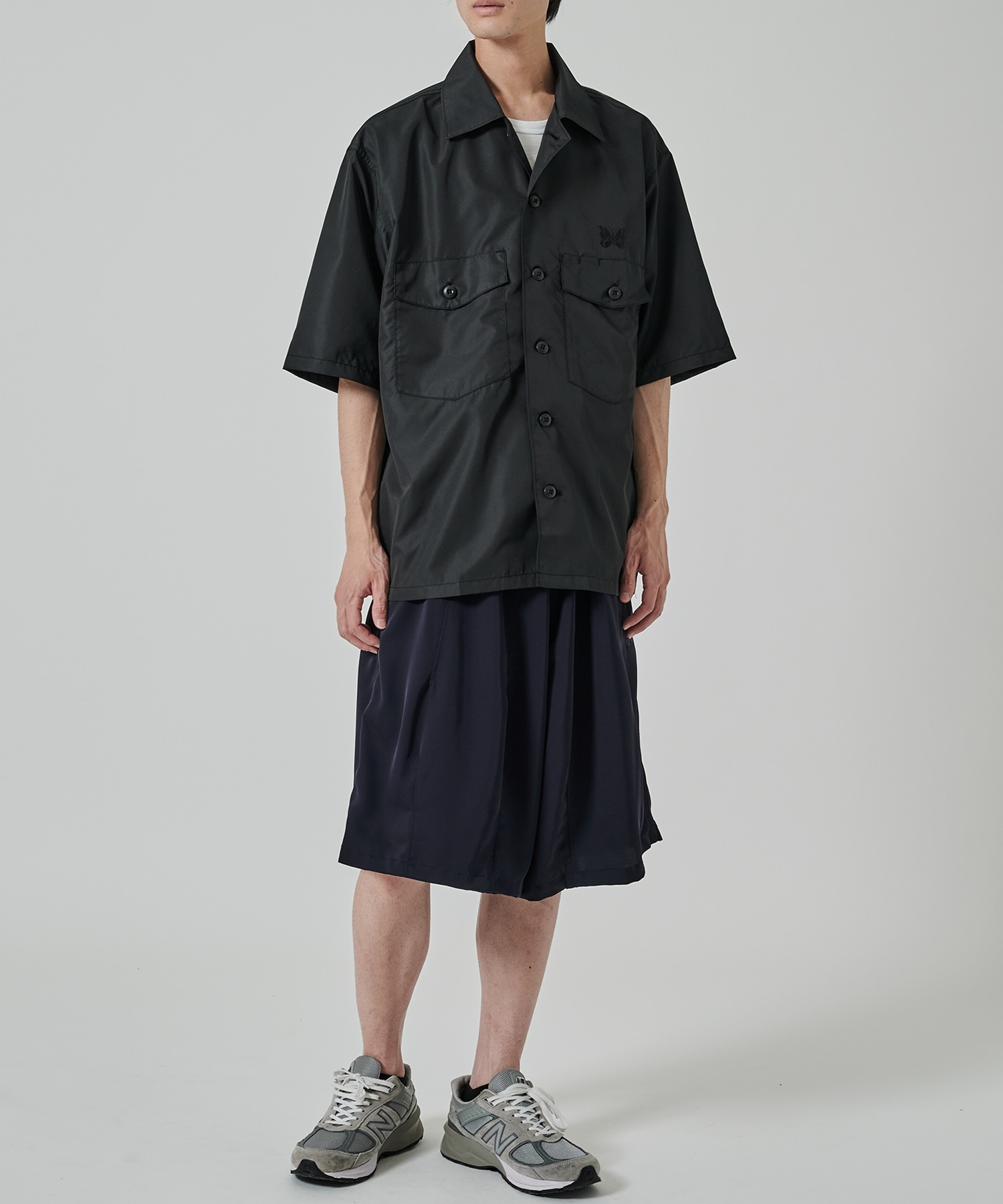 別注 Fatigue S/S Shirt - 撥水Nylon NEEDLES