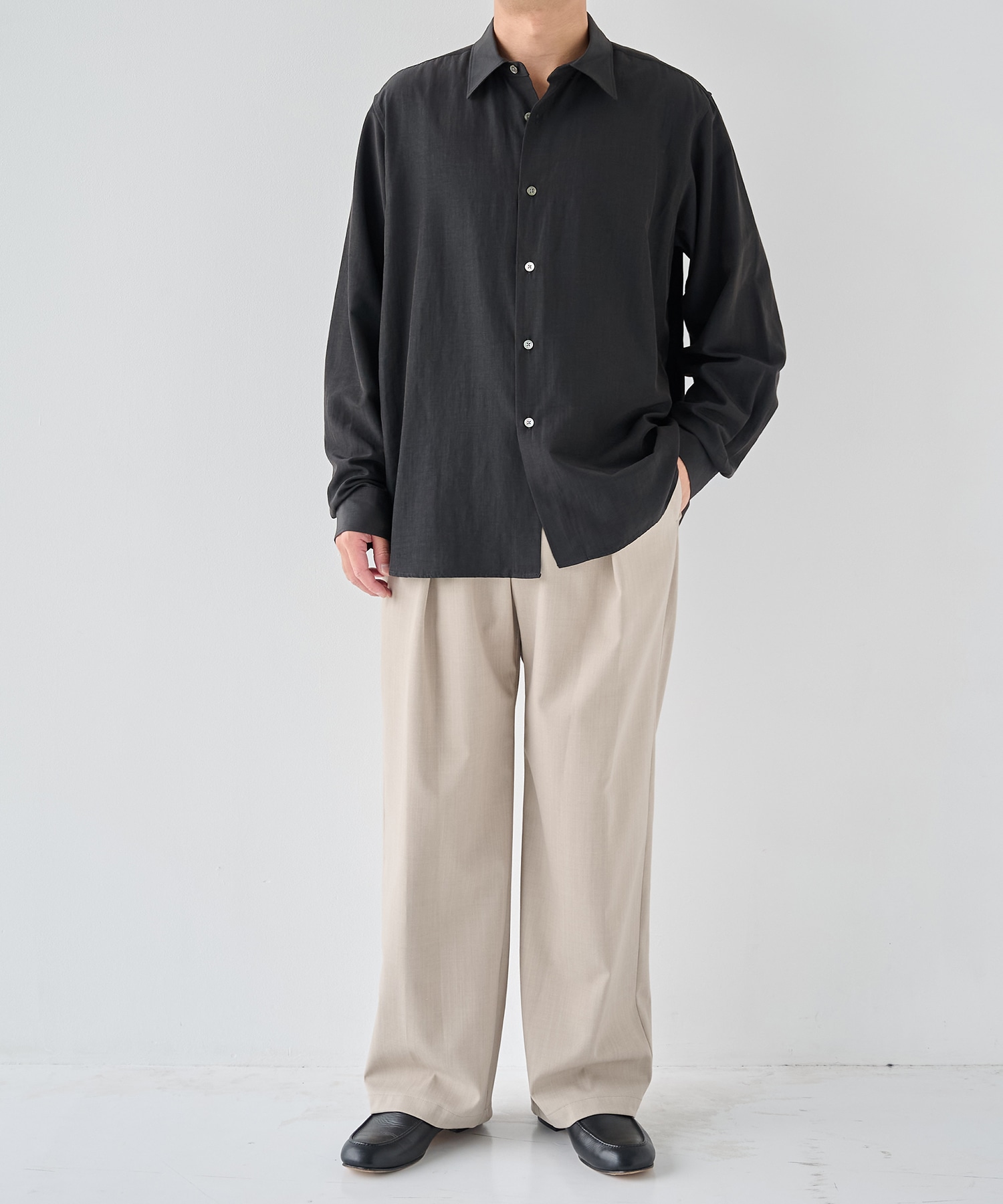 別注 Long Sleeve Regular Collar Shirt soe