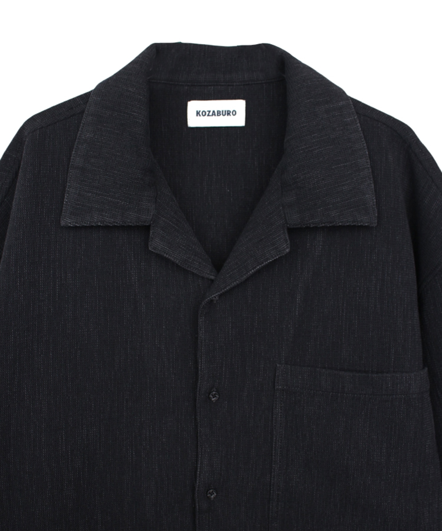 SHORT SLEEVE OVERSIZE CAMP COLLAR SHIRT KOZABURO