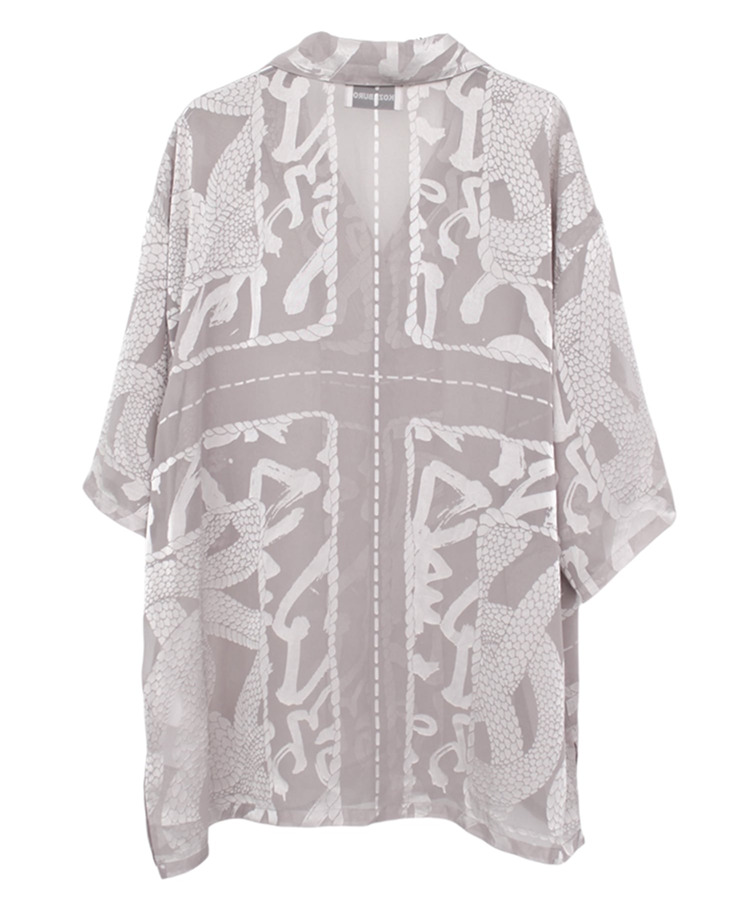 OPAL SHORT SLEEVE OVERSIZE CAMP COLLAR SHIRT KOZABURO