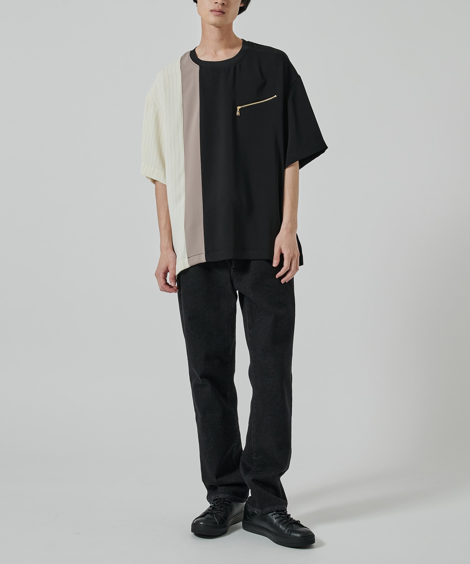 Double Satin Bi Color Pullover CULLNI