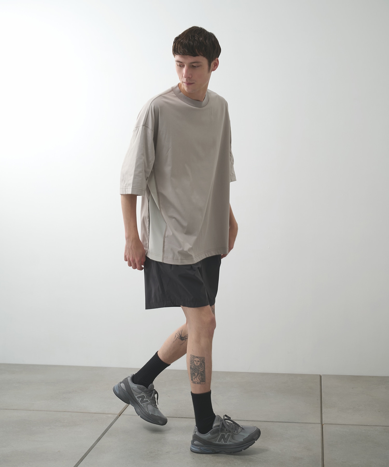9251-CS53-015 SIDE-PANEL T-SHIRT N.HOOLYWOOD