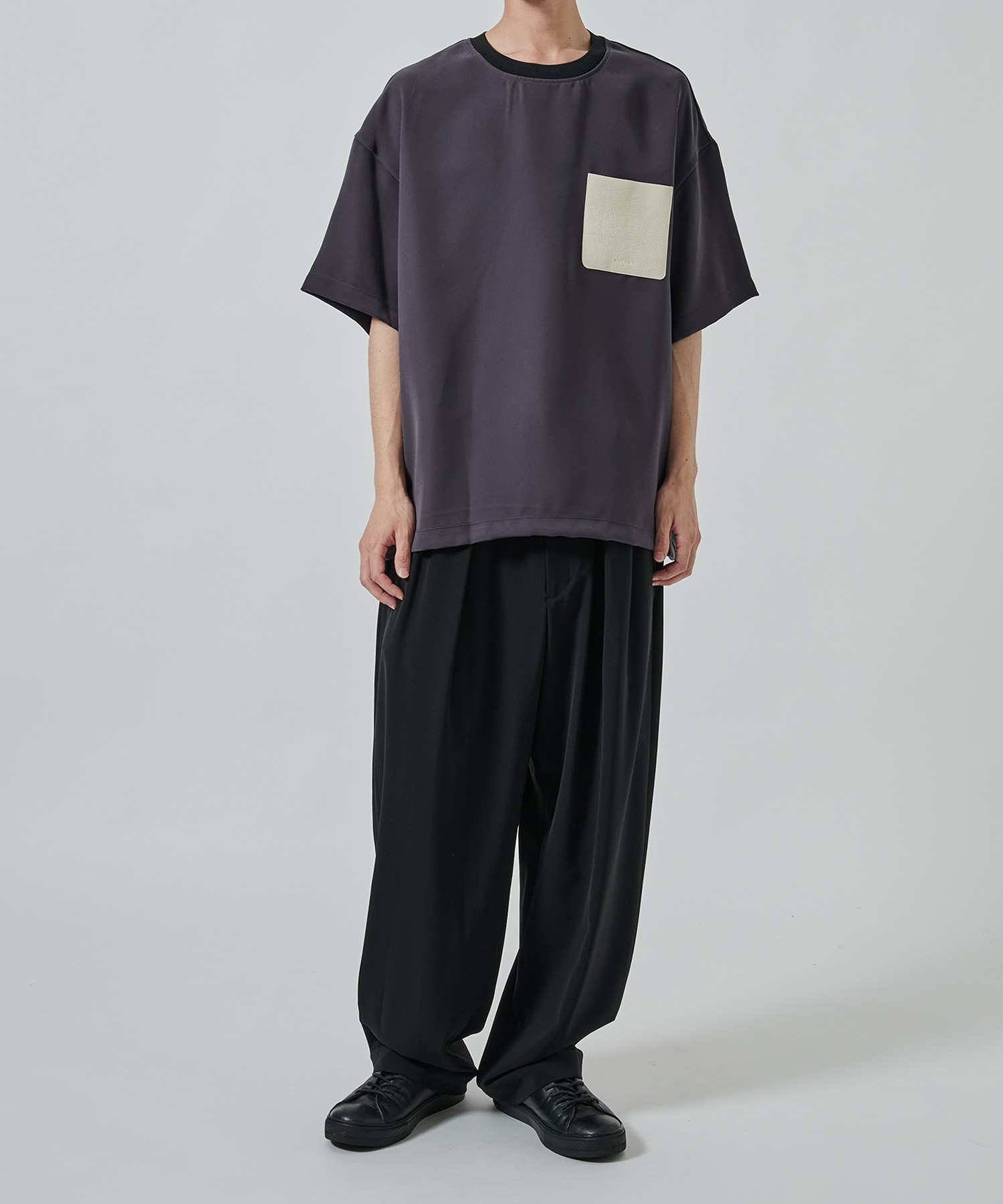 〈別注〉Sugoku Suzushii Leather Pocket S/S TEE CULLNI